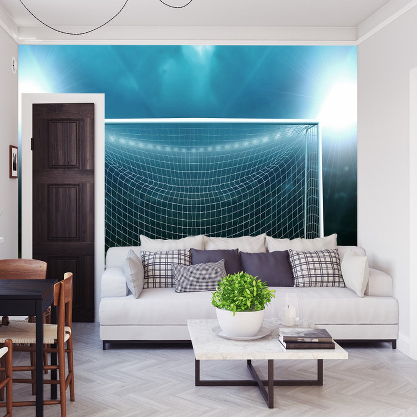 Fototapet Fotball 3D-Bane