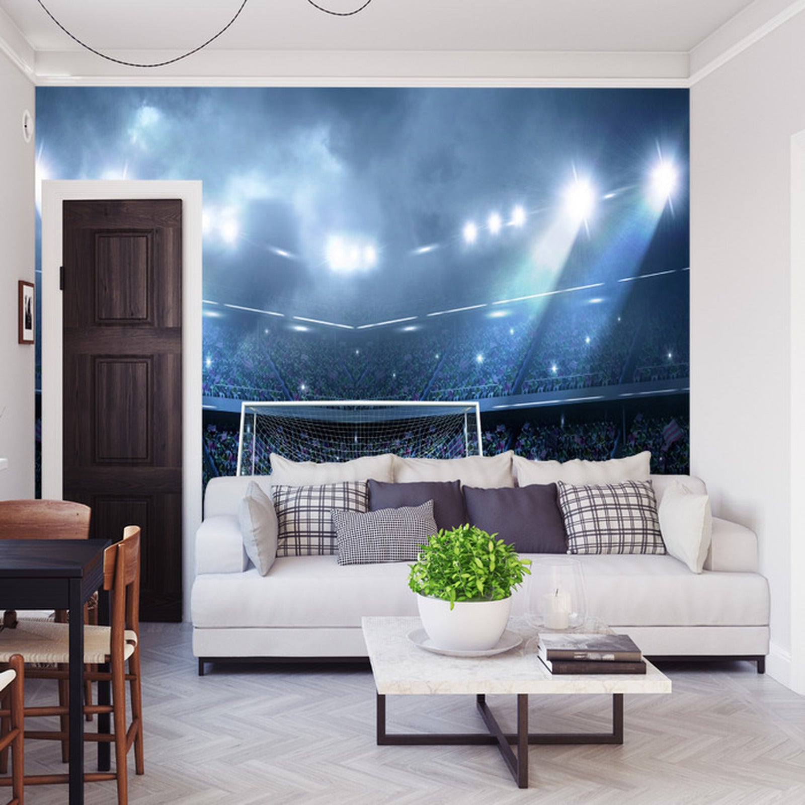 Fototapet Fotballstadion, Lekeplass