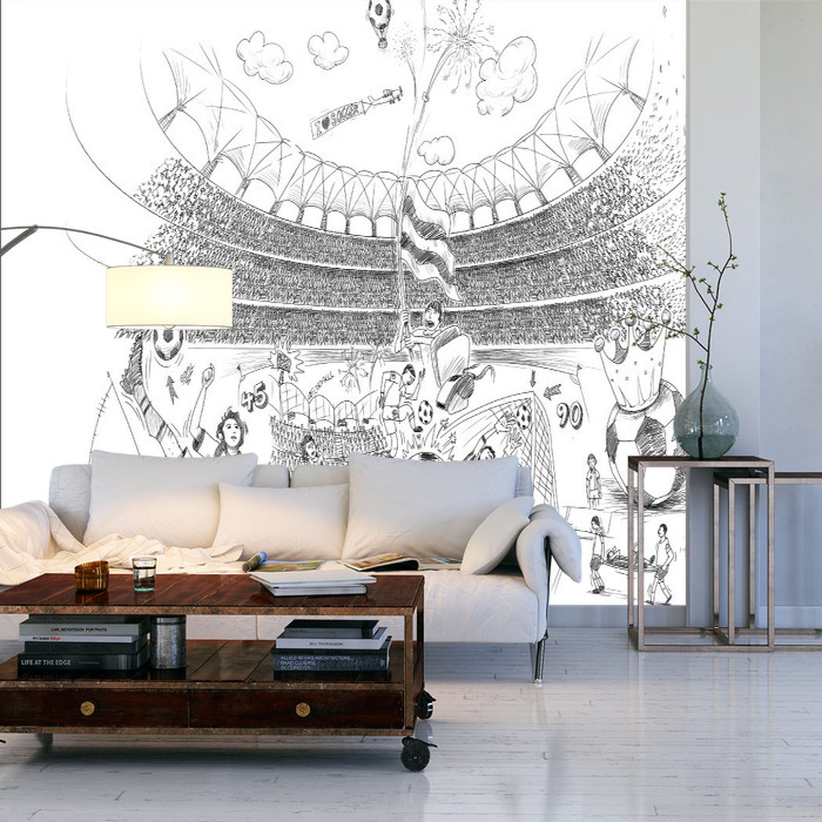 Fototapet Fotballstadion