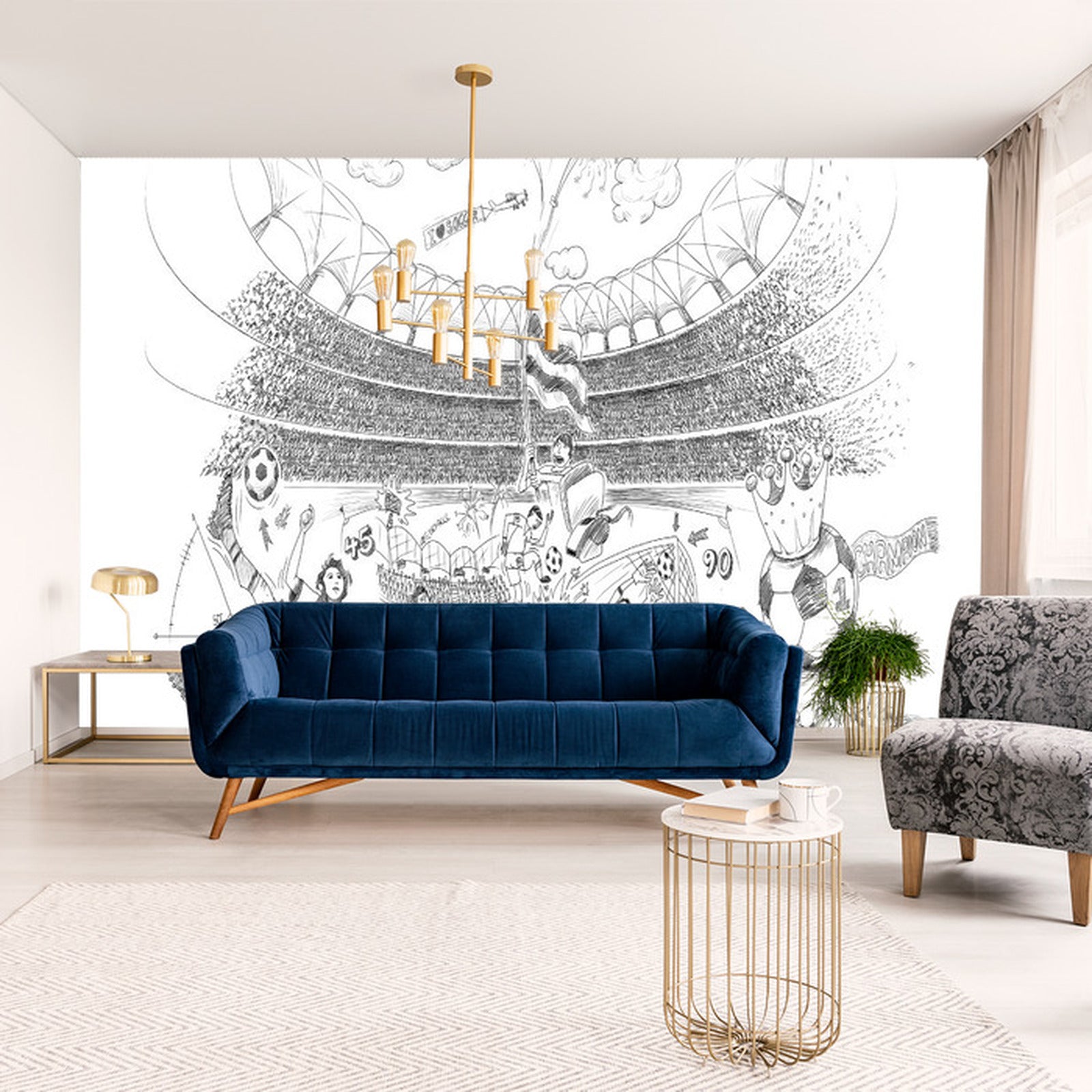 Fototapet Fotballstadion