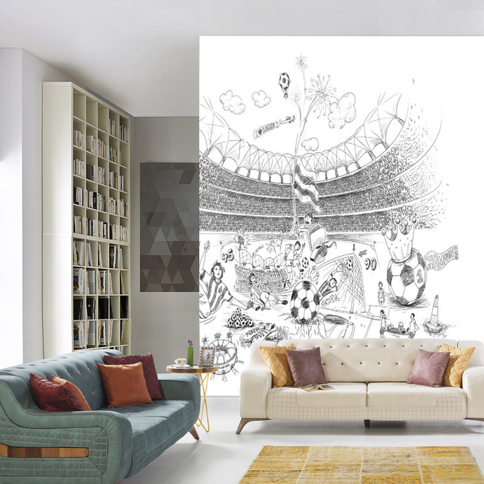 Fototapet Fotballstadion