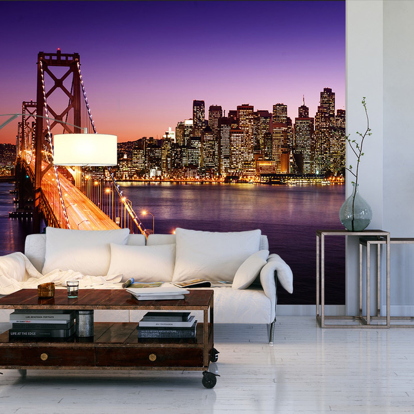 Fototapet Bro Om Natten