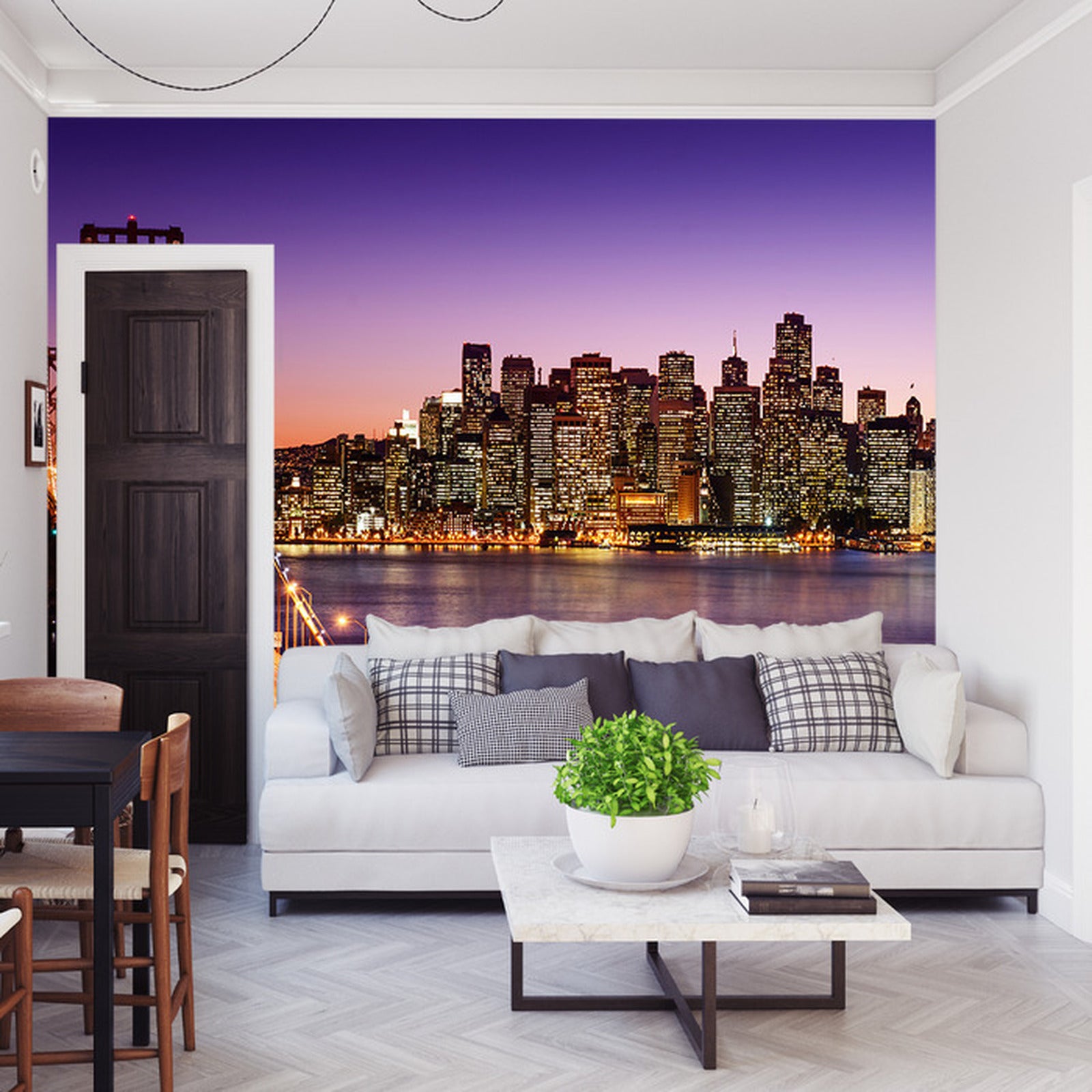 Fototapet Bro Om Natten