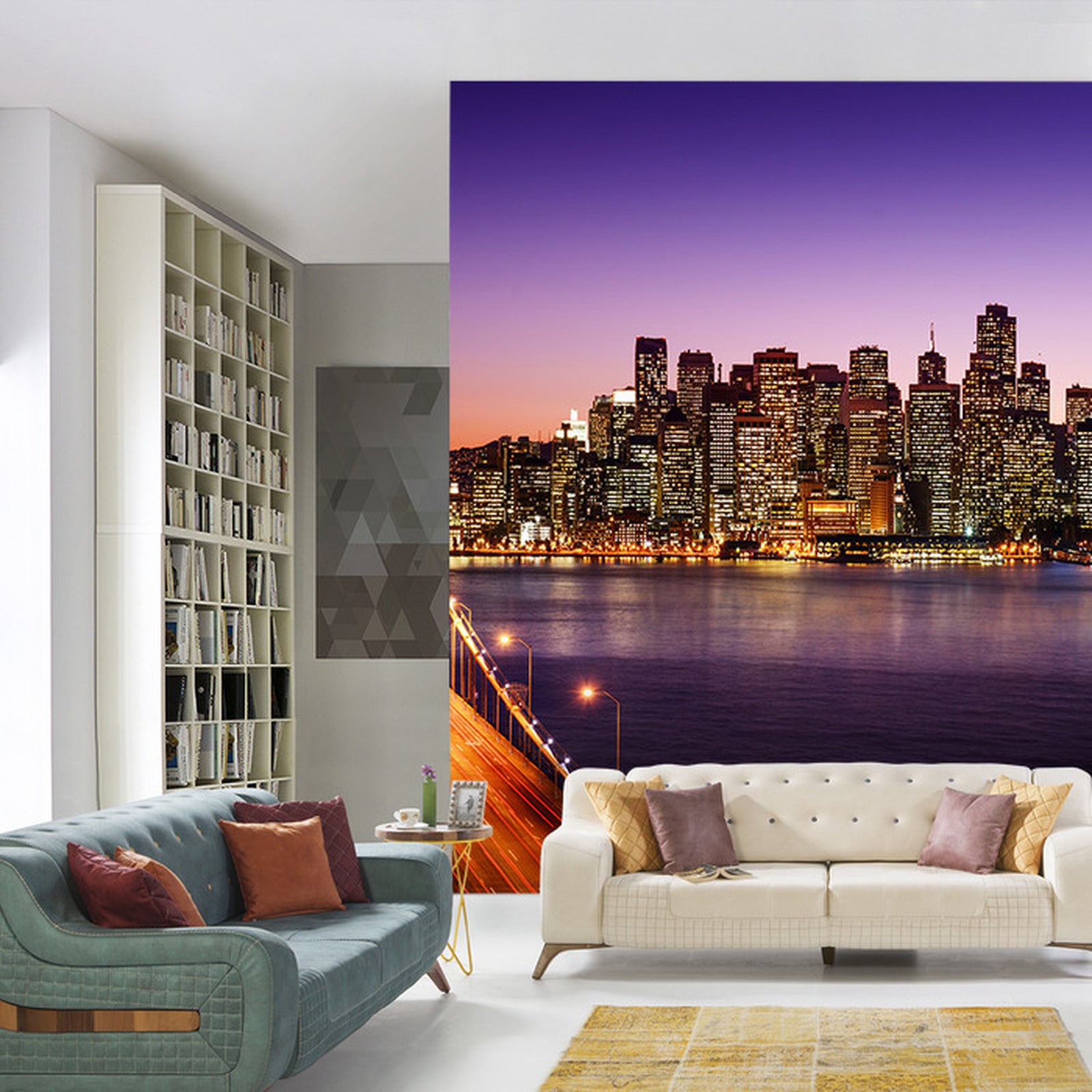 Fototapet Bro Om Natten