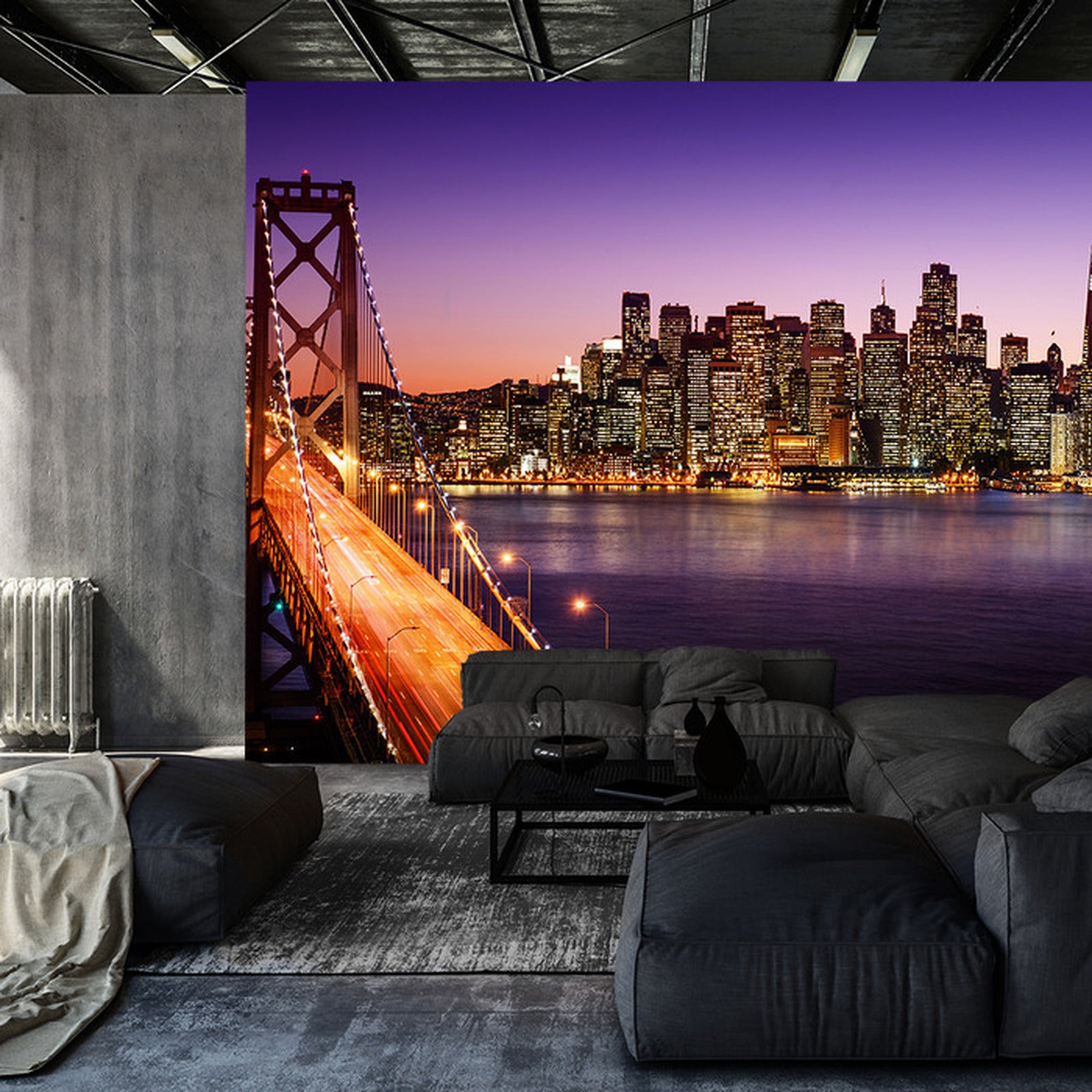 Fototapet Bro Om Natten