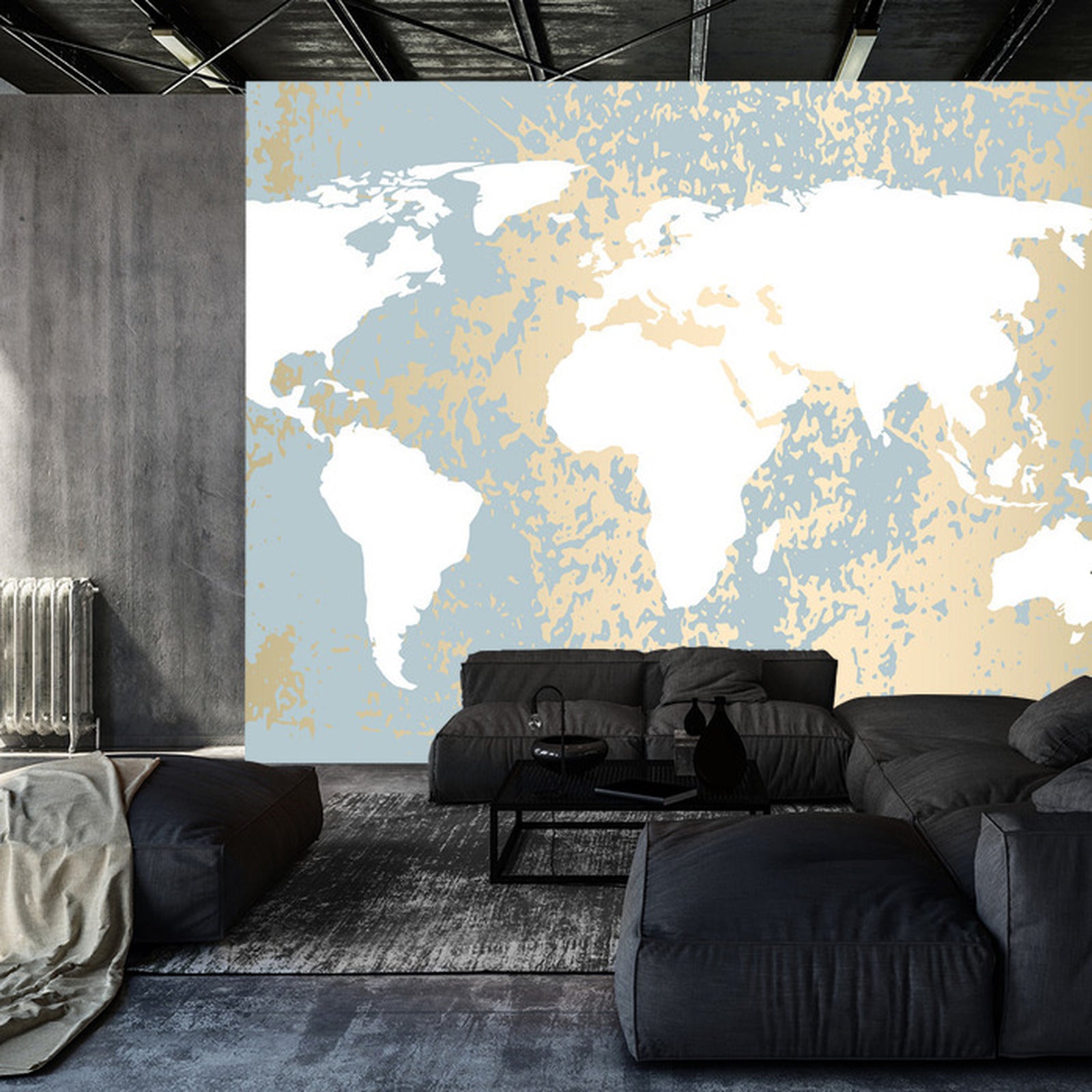 Fototapet Verdenskart