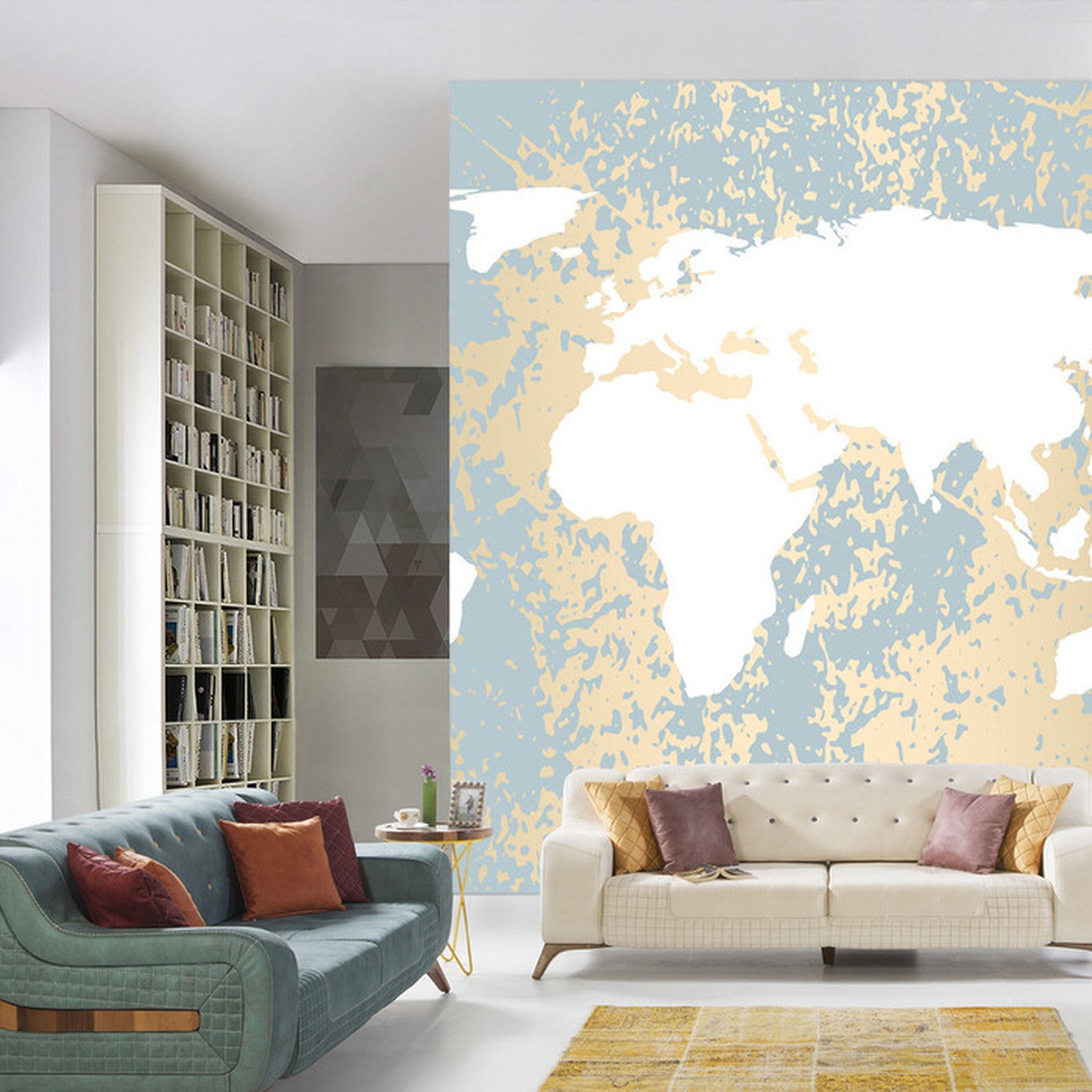 Fototapet Verdenskart