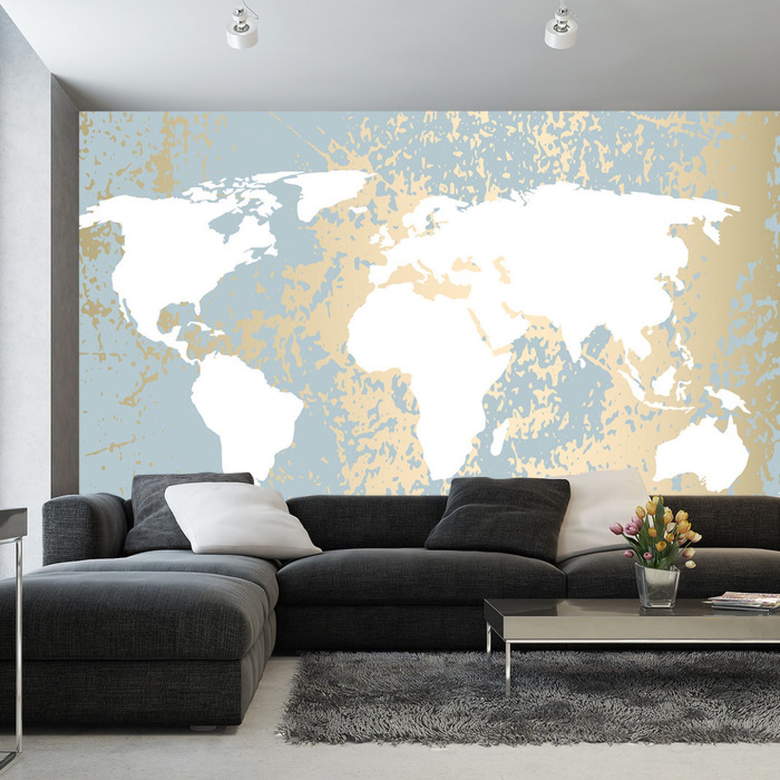 Fototapet Verdenskart