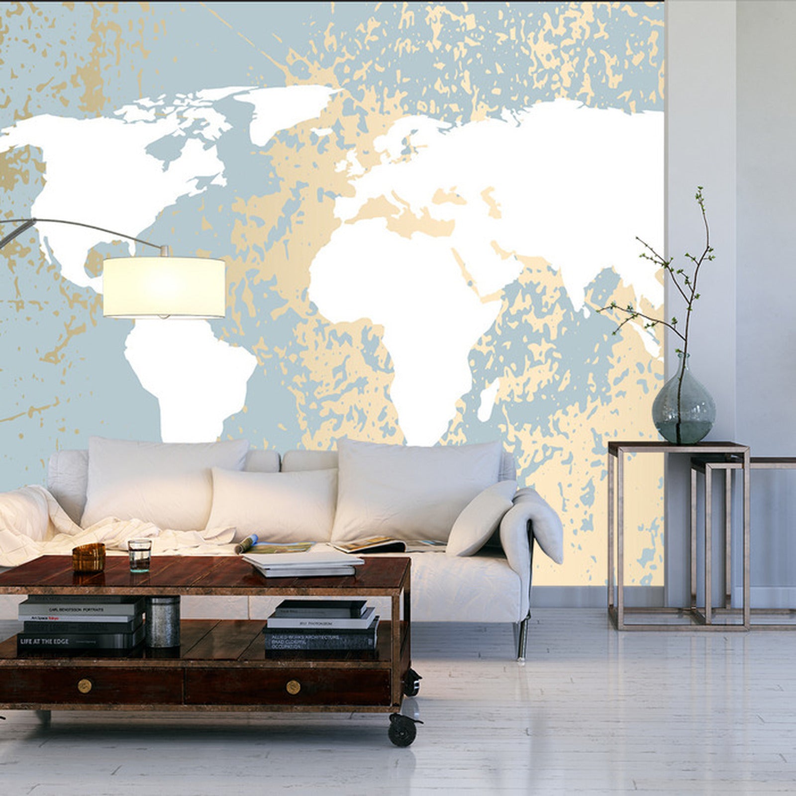 Fototapet Verdenskart