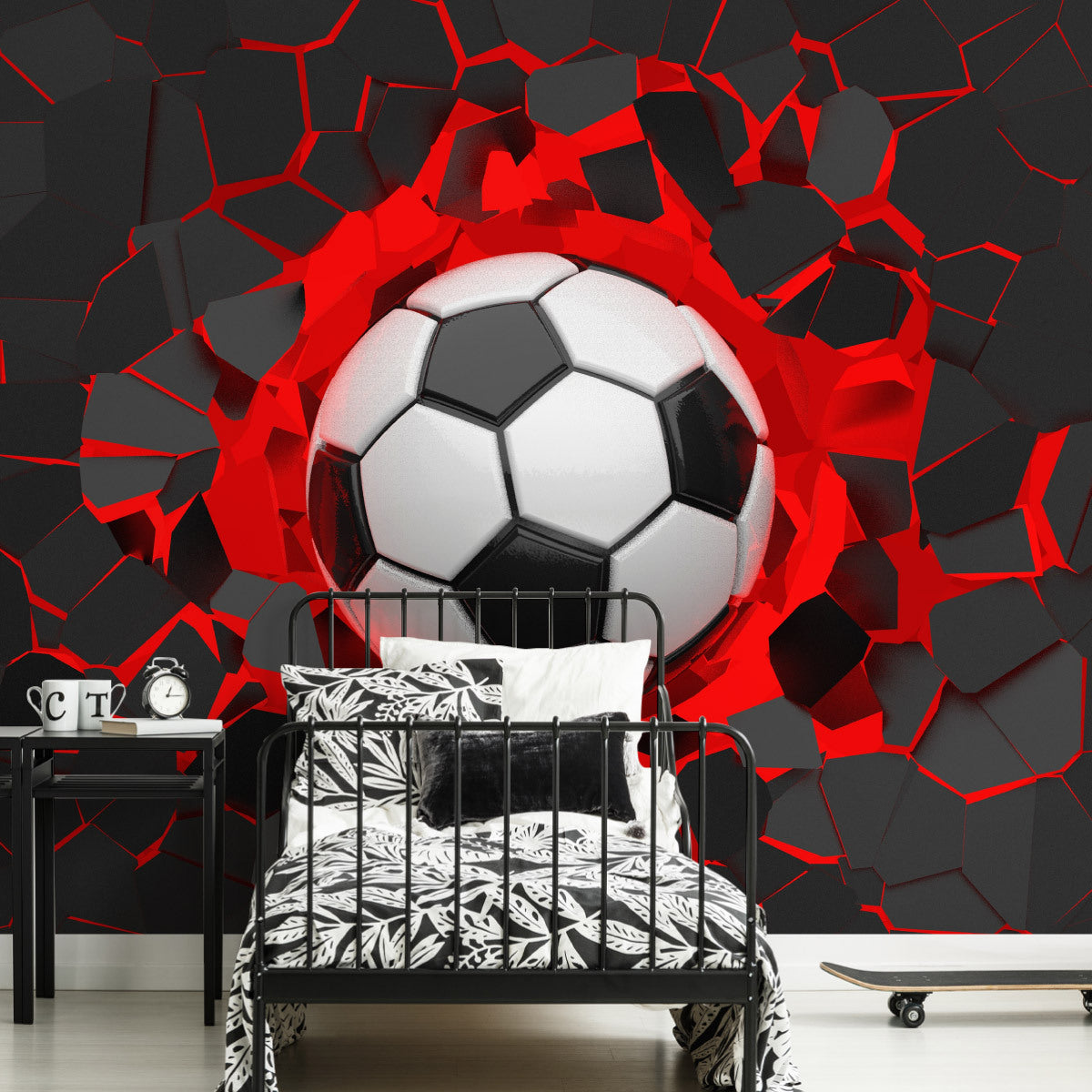 Fototapet Fotball 3D