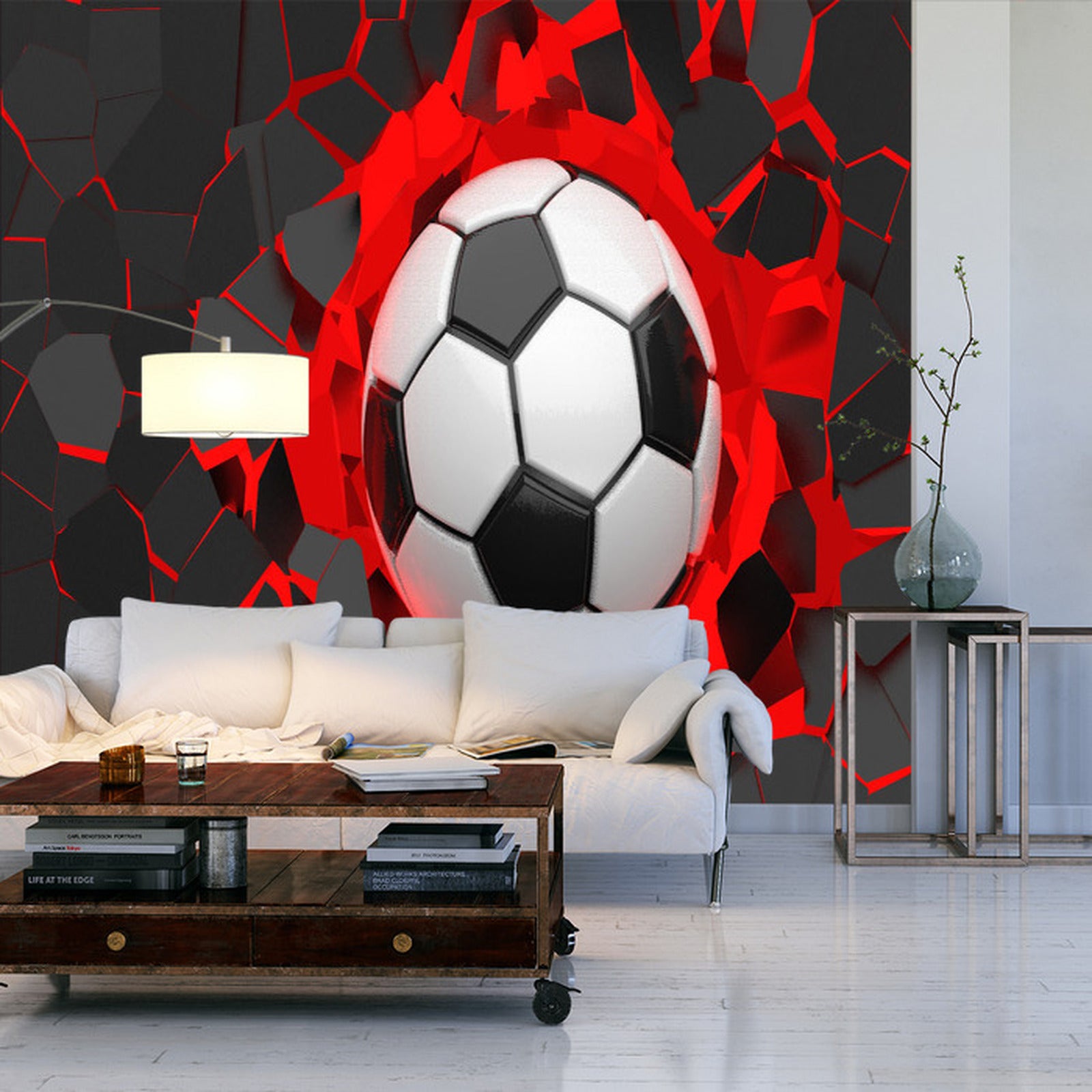 Fototapet Fotball 3D