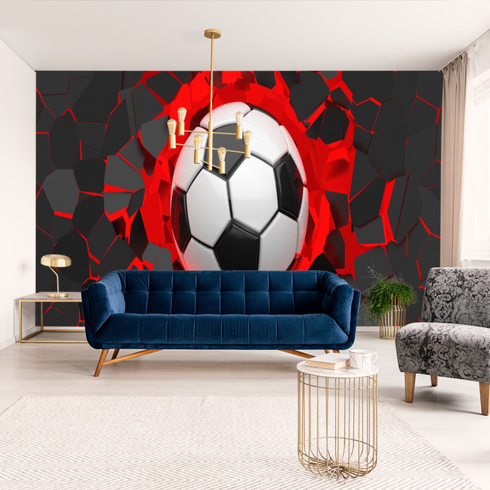 Fototapet Fotball 3D