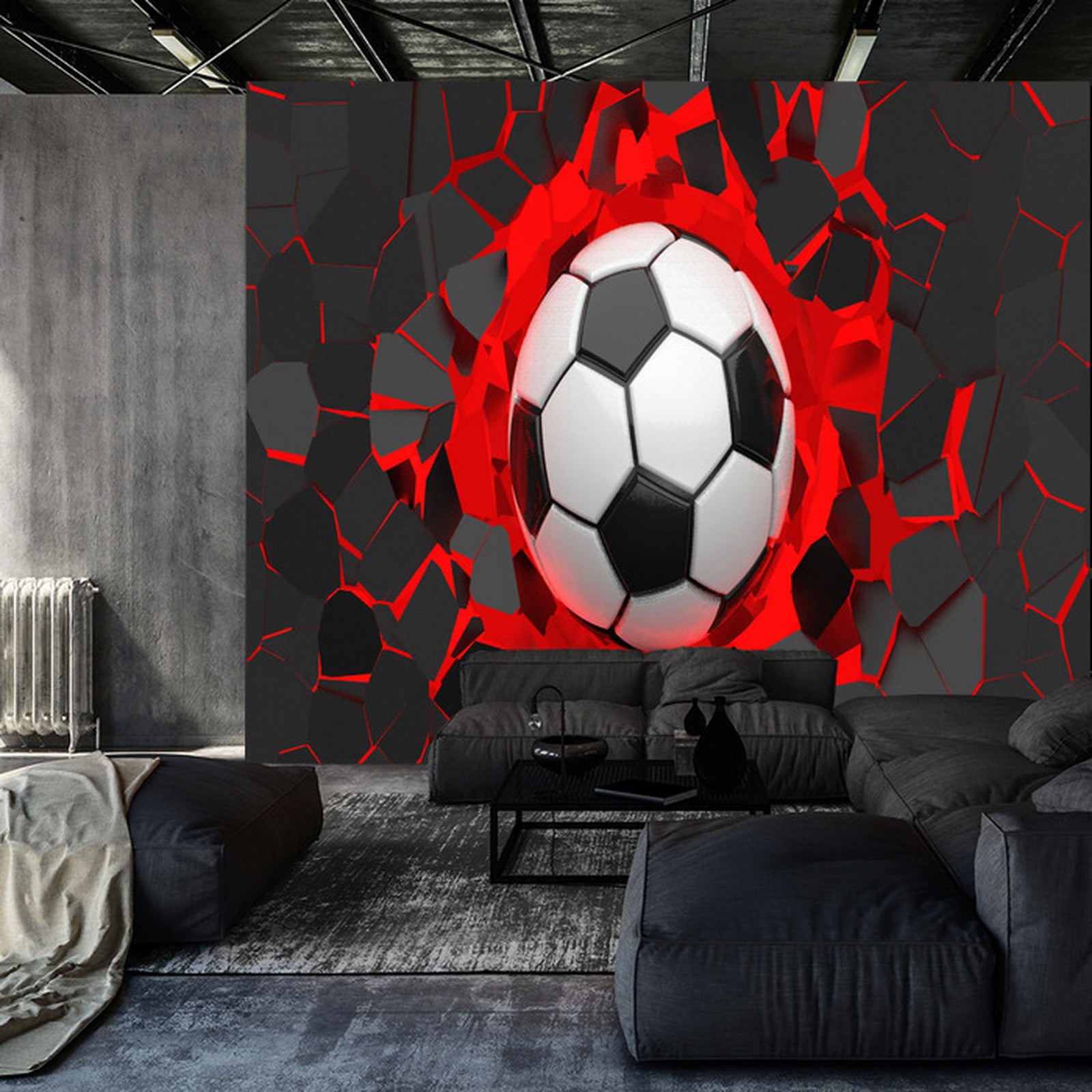 Fototapet Fotball 3D