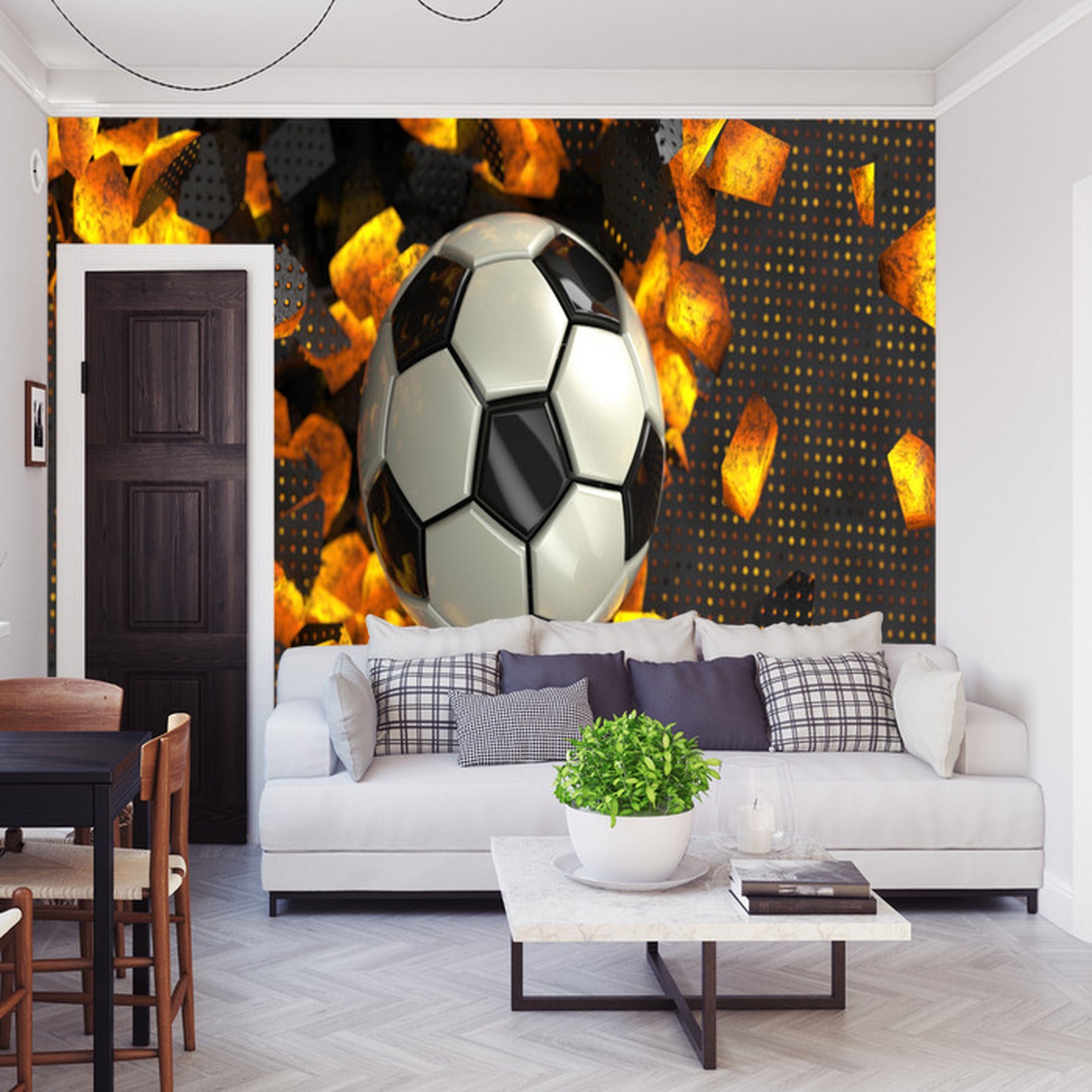 Fototapet Fotball 3D Sportsball