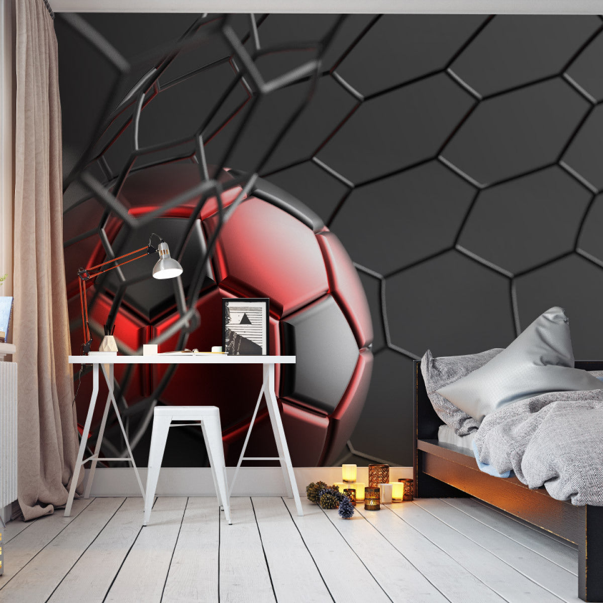 Fototapet Sportsball I Mål