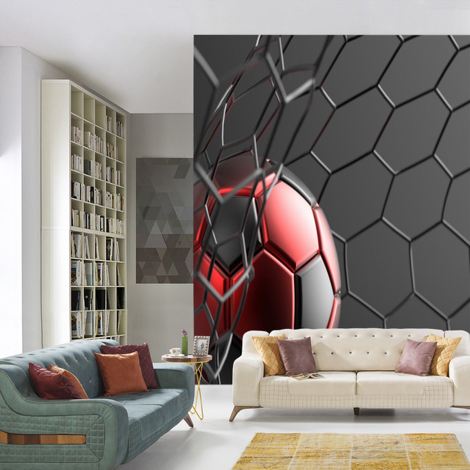 Fototapet Sportsball I Mål