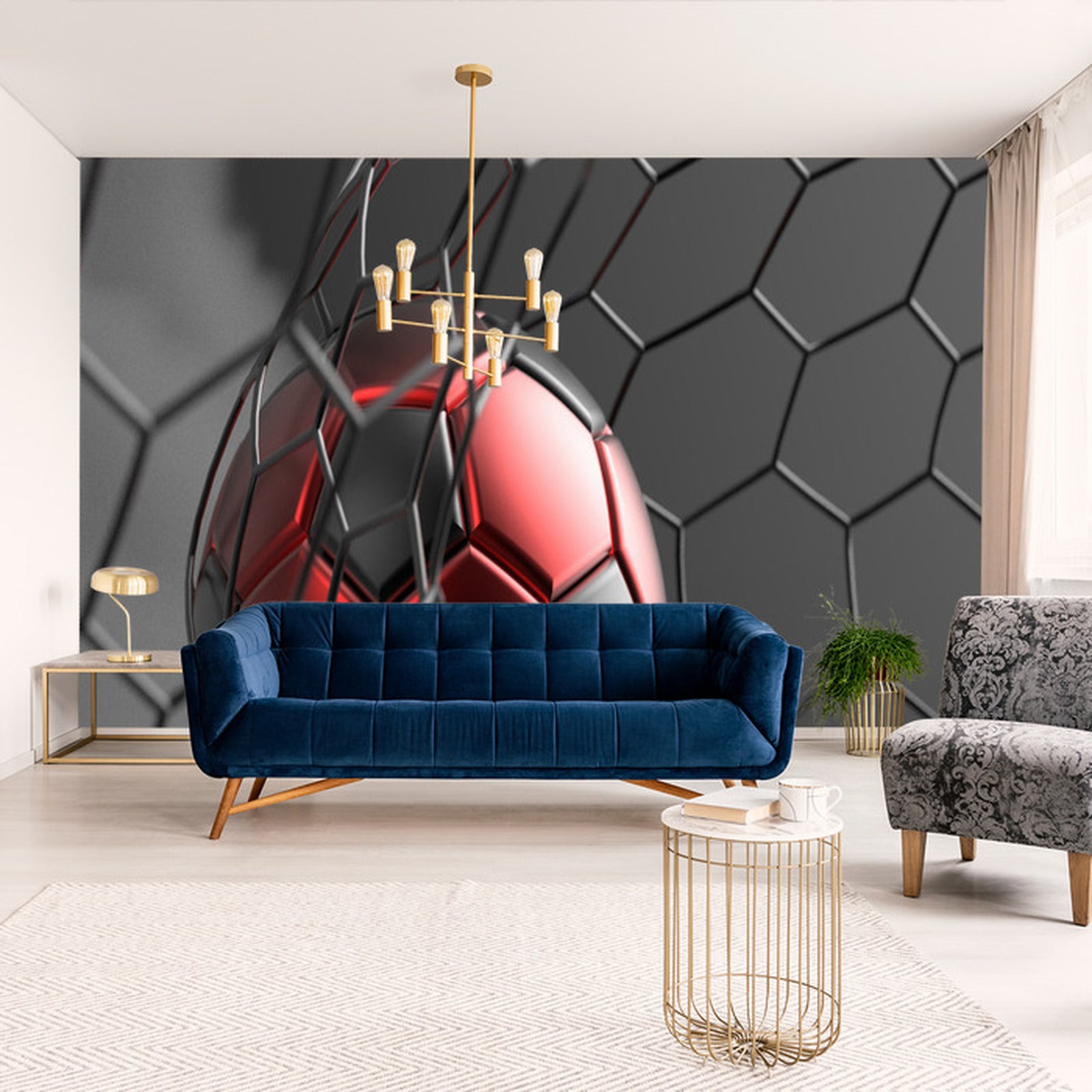 Fototapet Sportsball I Mål