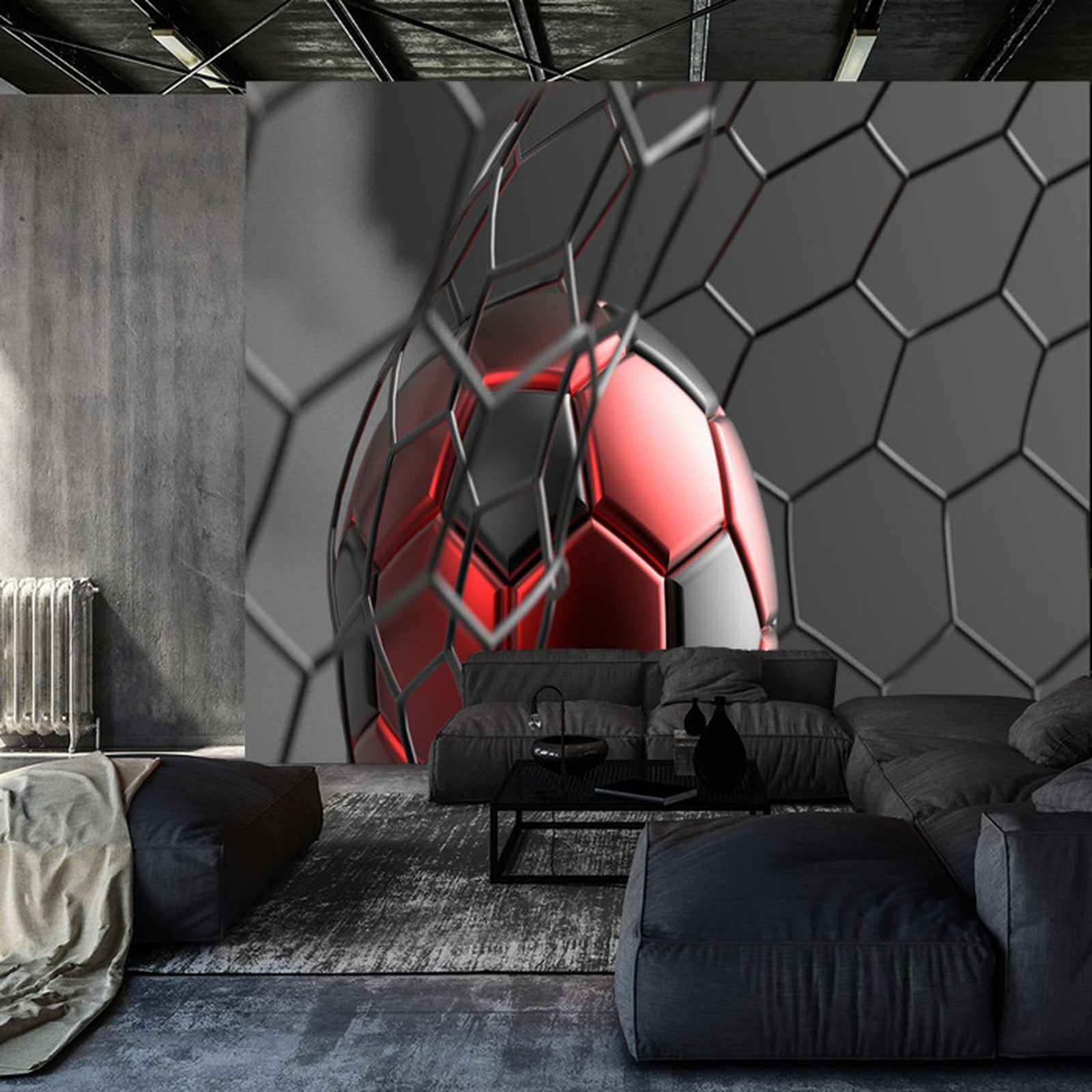 Fototapet Sportsball I Mål