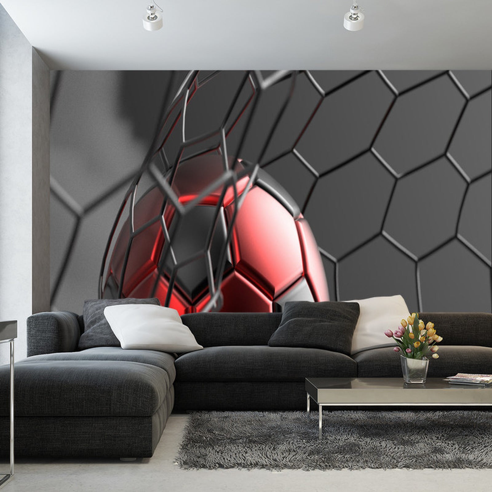 Fototapet Sportsball I Mål