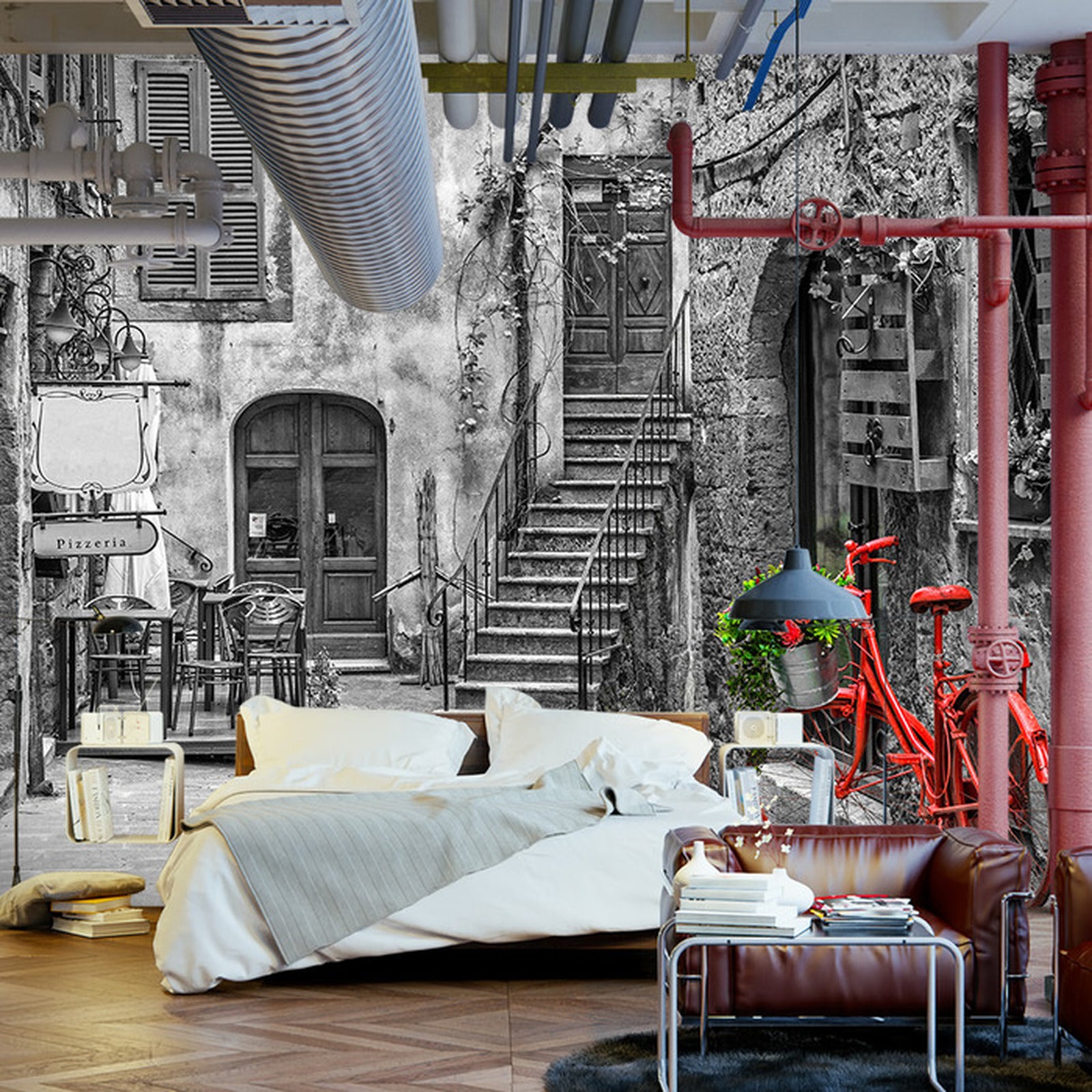 Fototapet Italiensk Allé