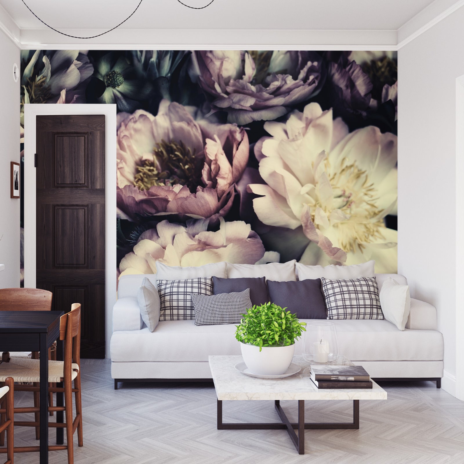 Fototapet Fargerike Vintagepioner