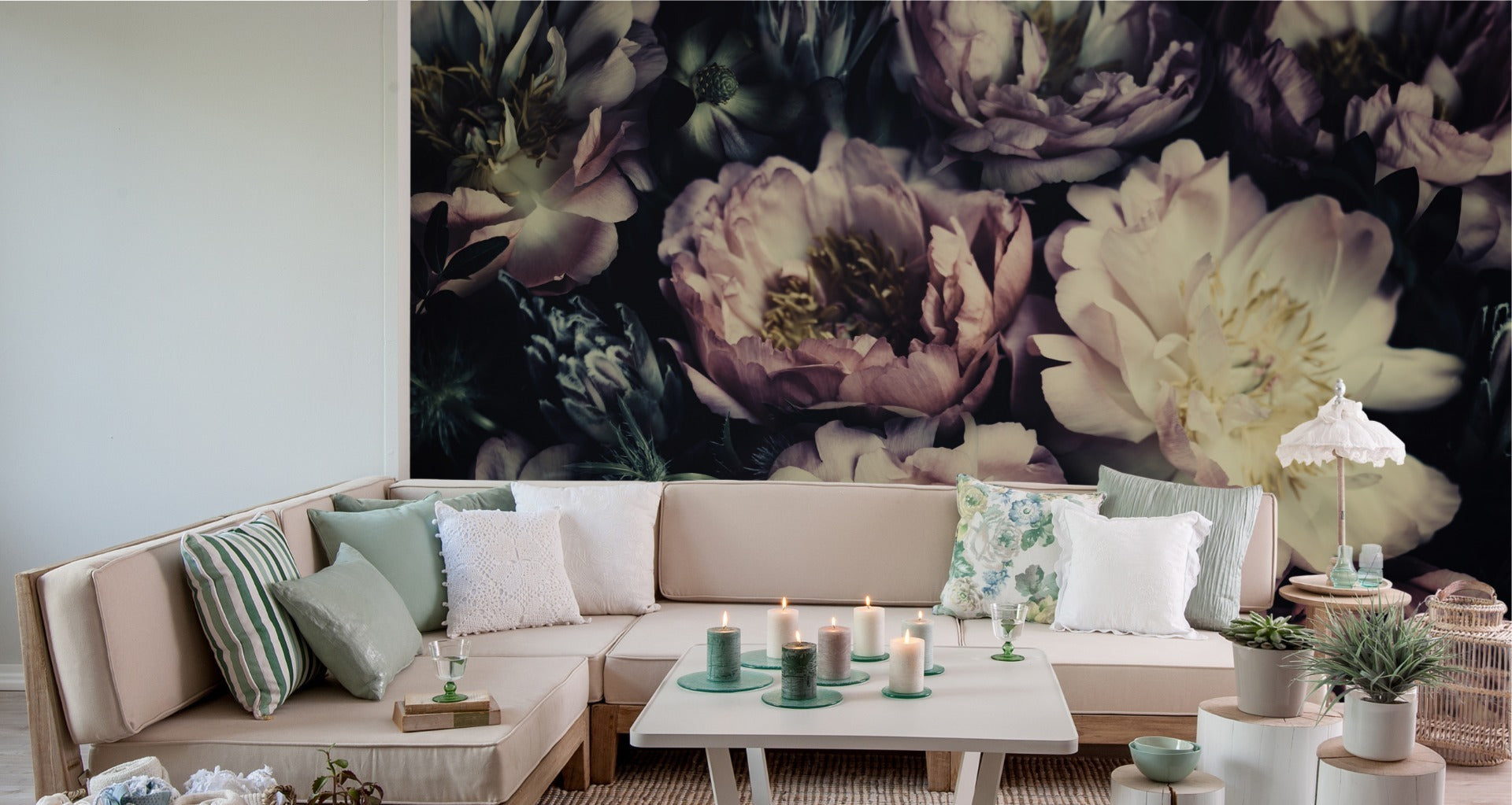 Fototapet Fargerike Vintagepioner