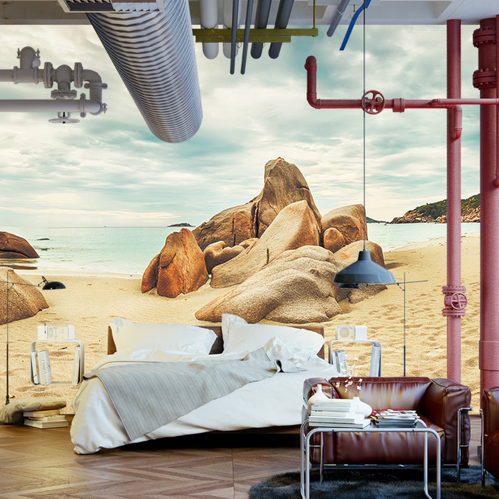 Fototapet Landskap Strand