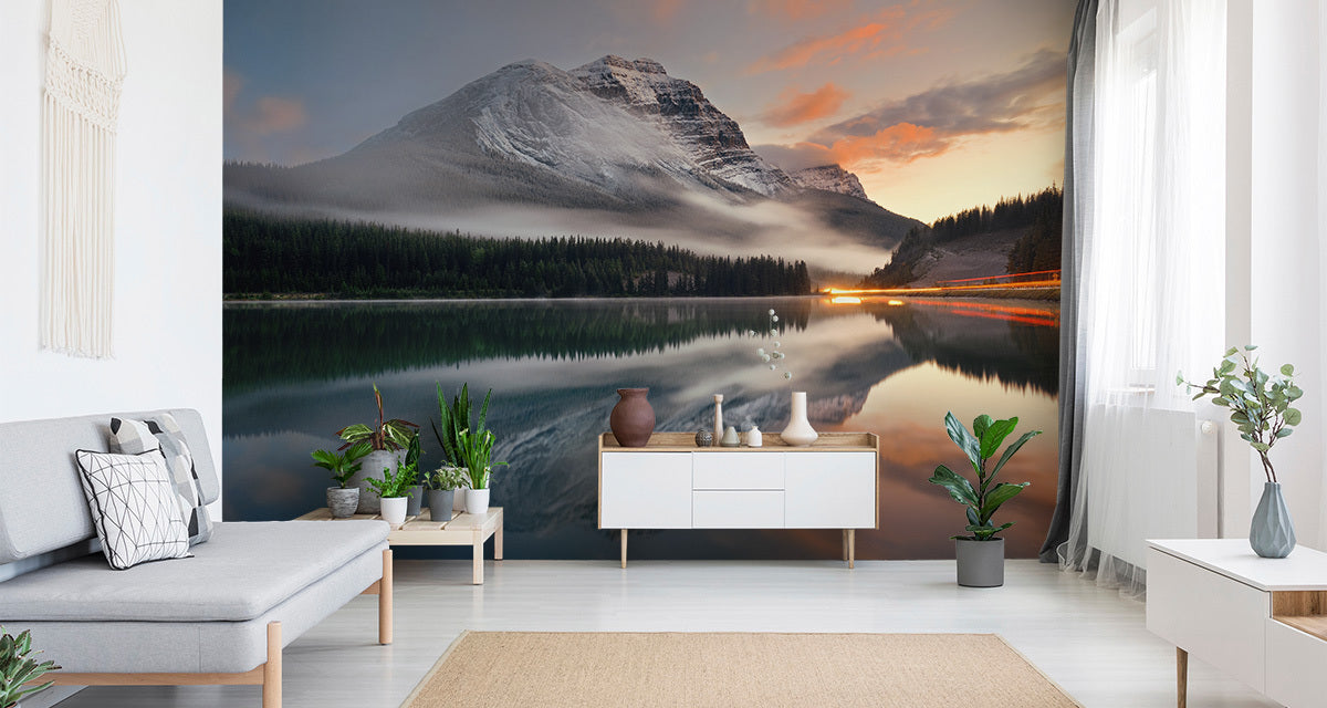 Fototapet Landskap Innsjø