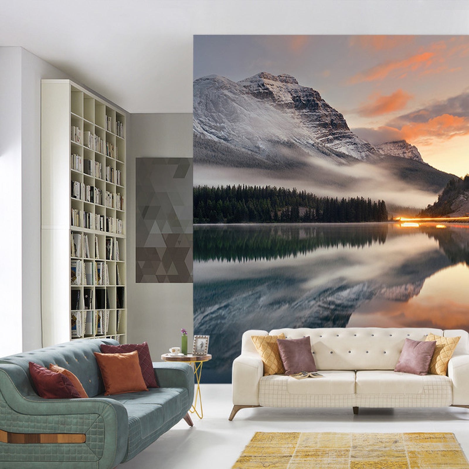 Fototapet Landskap Innsjø