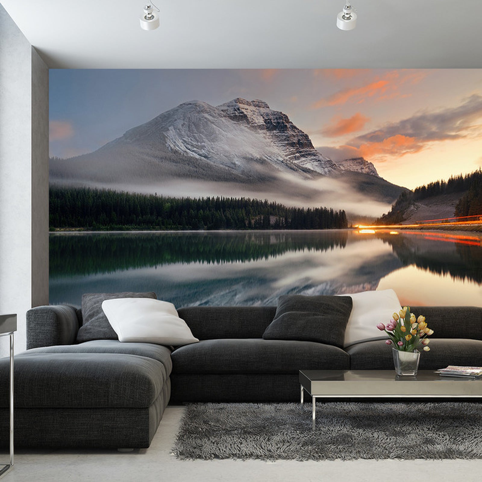 Fototapet Landskap Innsjø