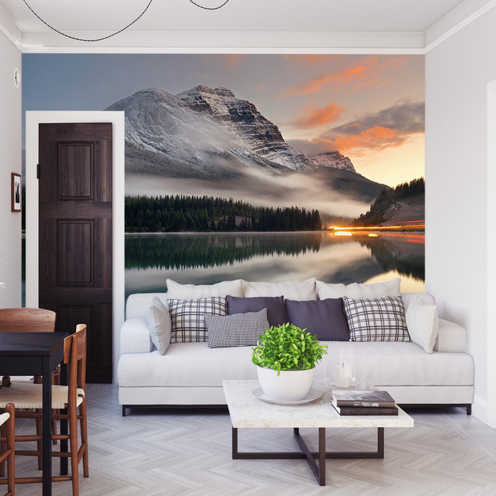 Fototapet Landskap Innsjø