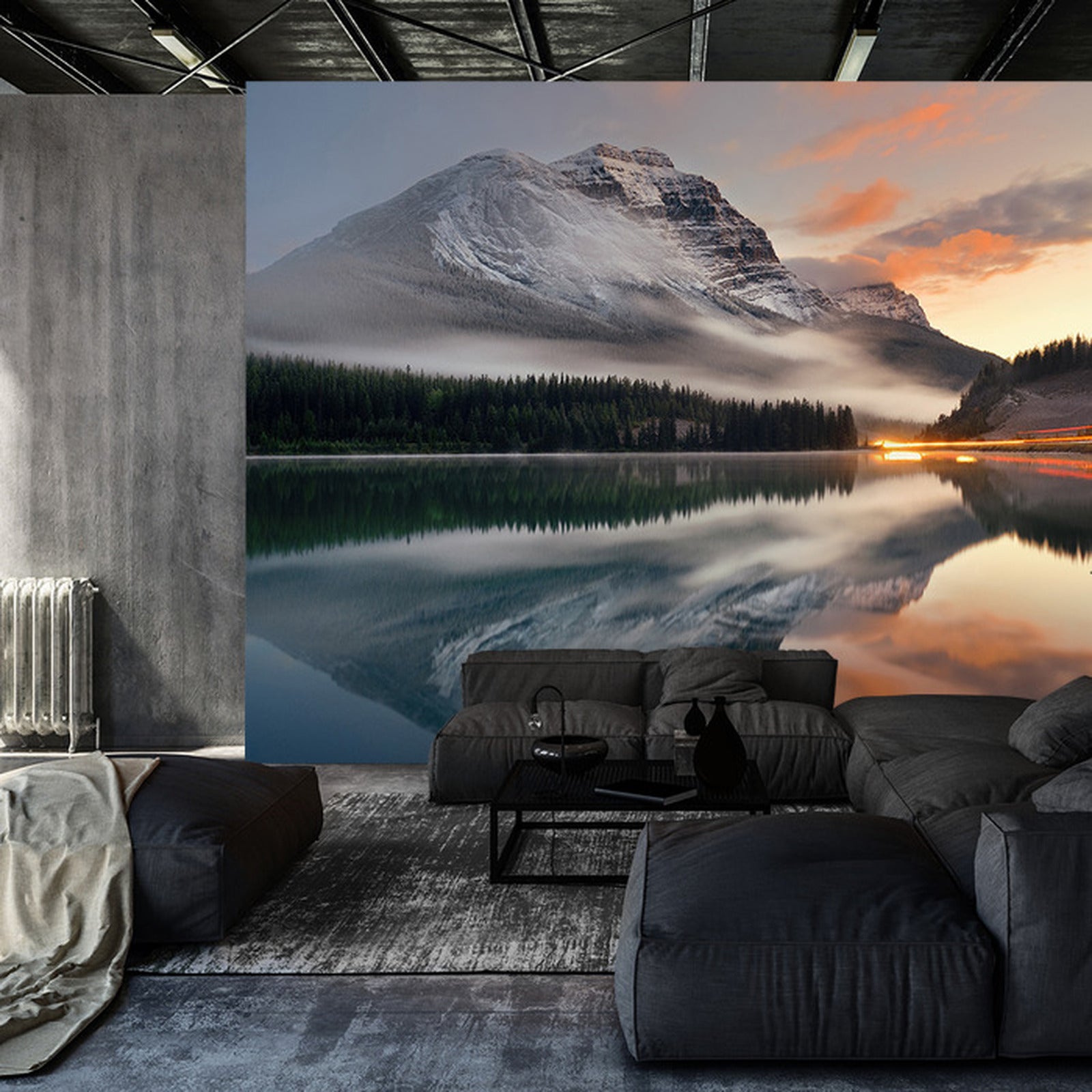 Fototapet Landskap Innsjø