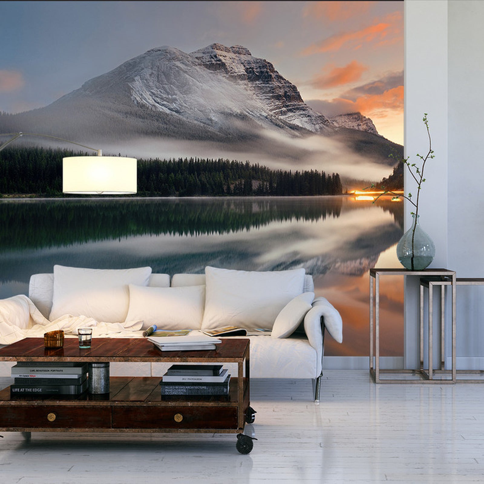 Fototapet Landskap Innsjø