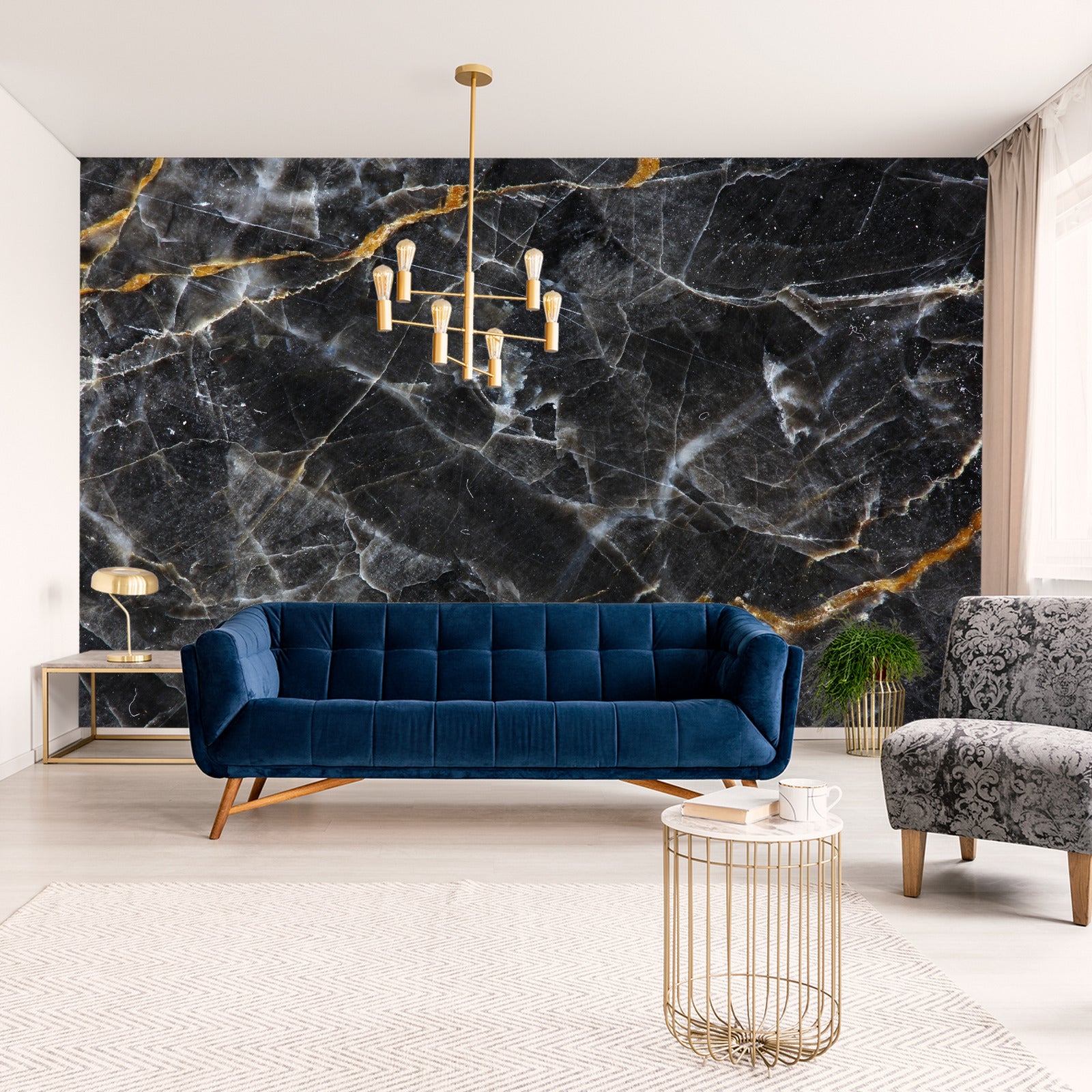 Fototapet Marmor I Gråtoner