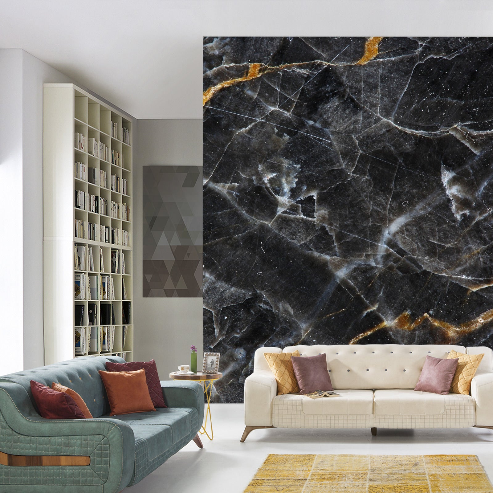 Fototapet Marmor I Gråtoner