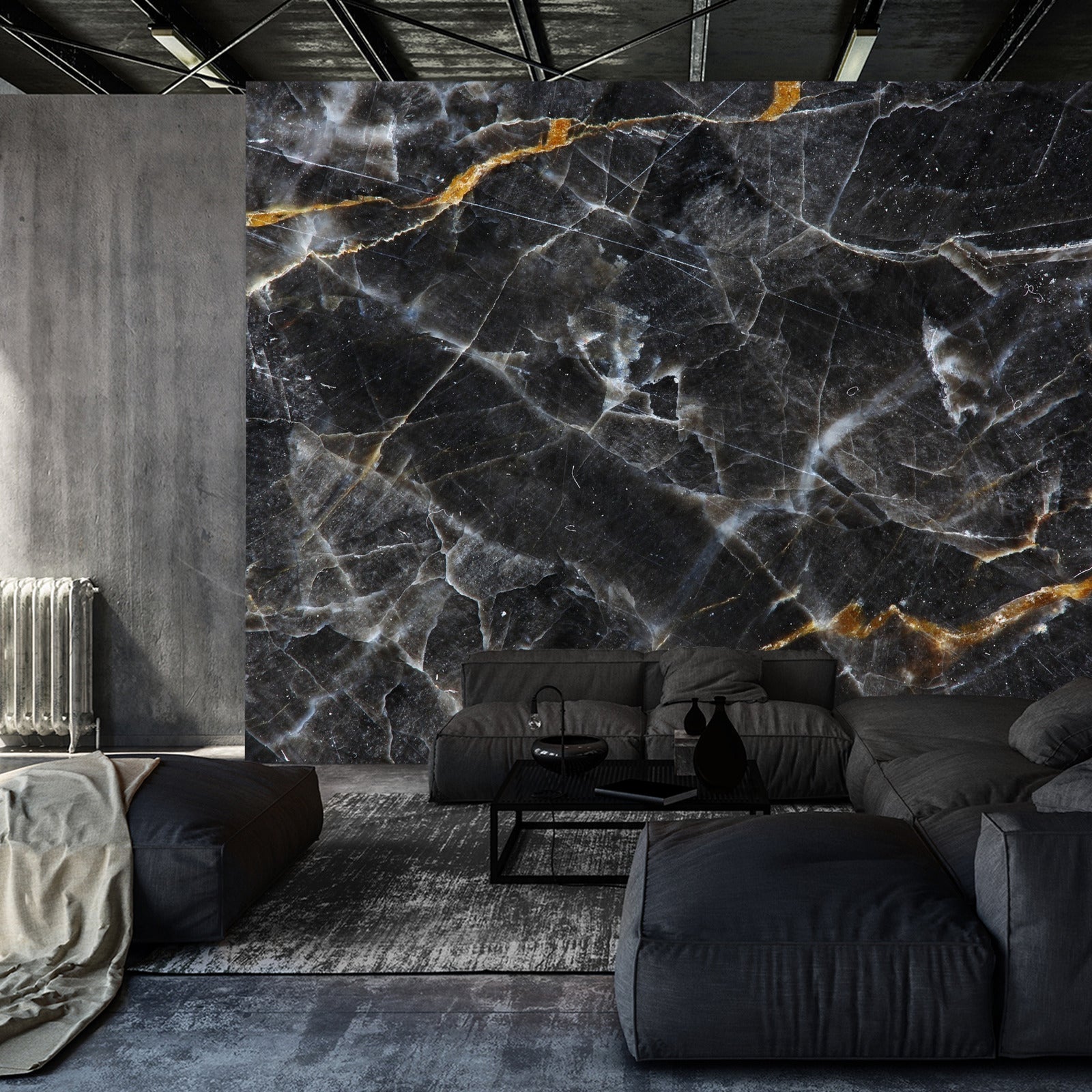 Fototapet Marmor I Gråtoner