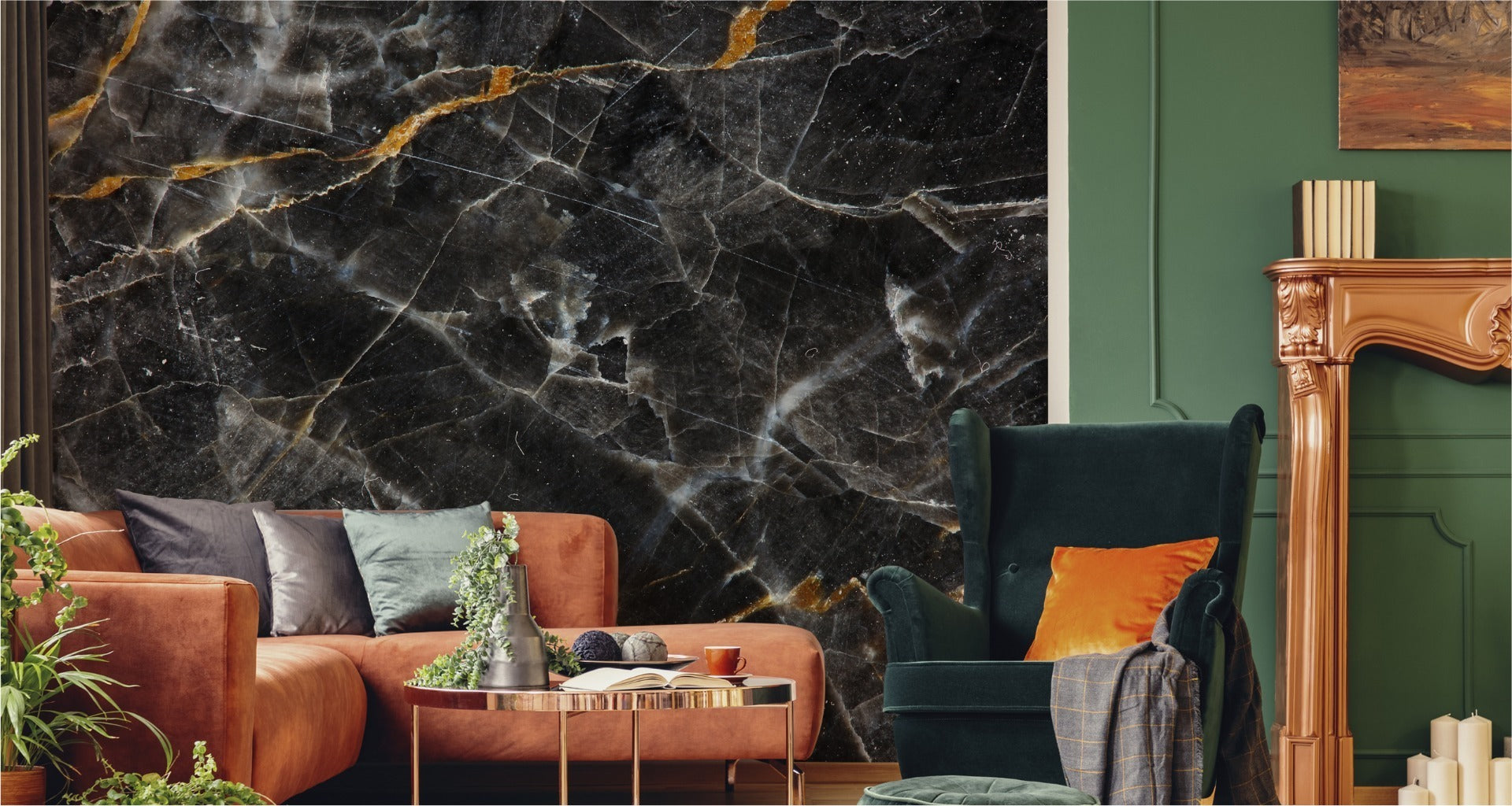 Fototapet Marmor I Gråtoner