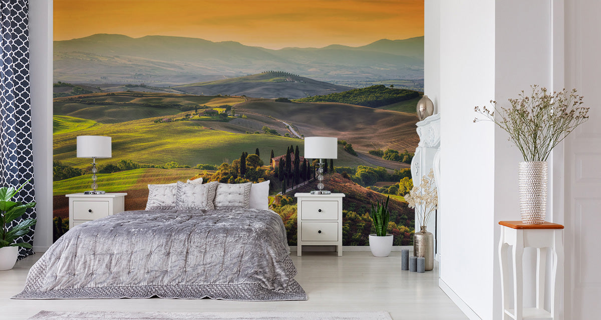 Fototapet Landskapsfelt 3D