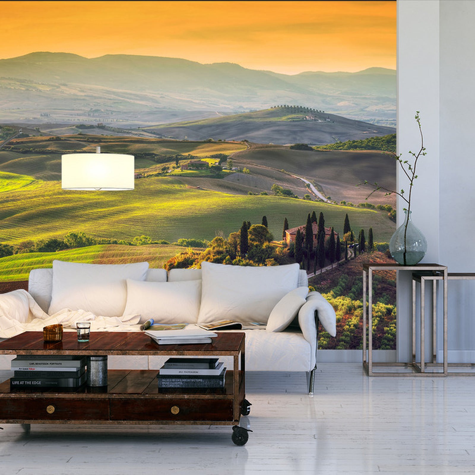 Fototapet Landskapsfelt 3D