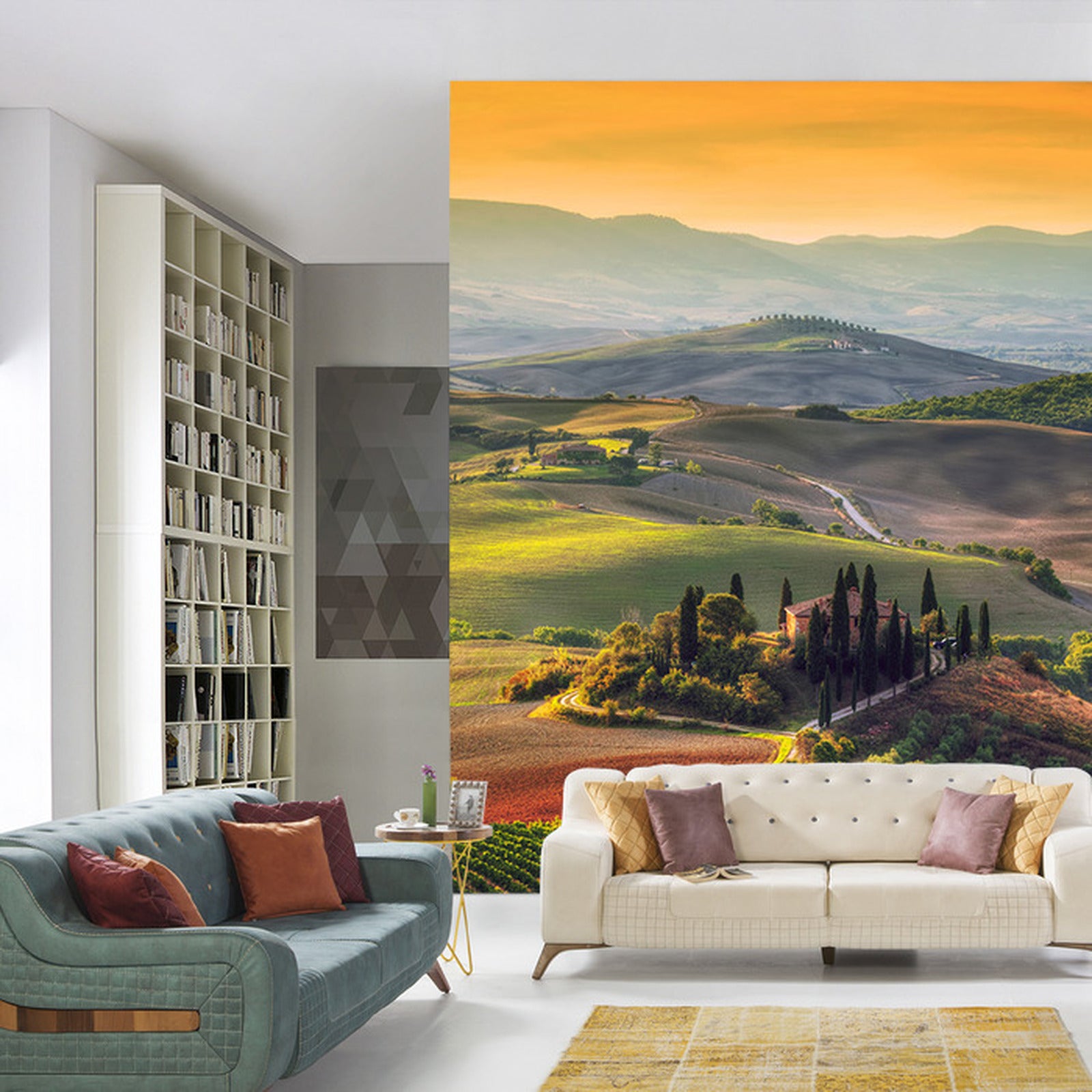 Fototapet Landskapsfelt 3D