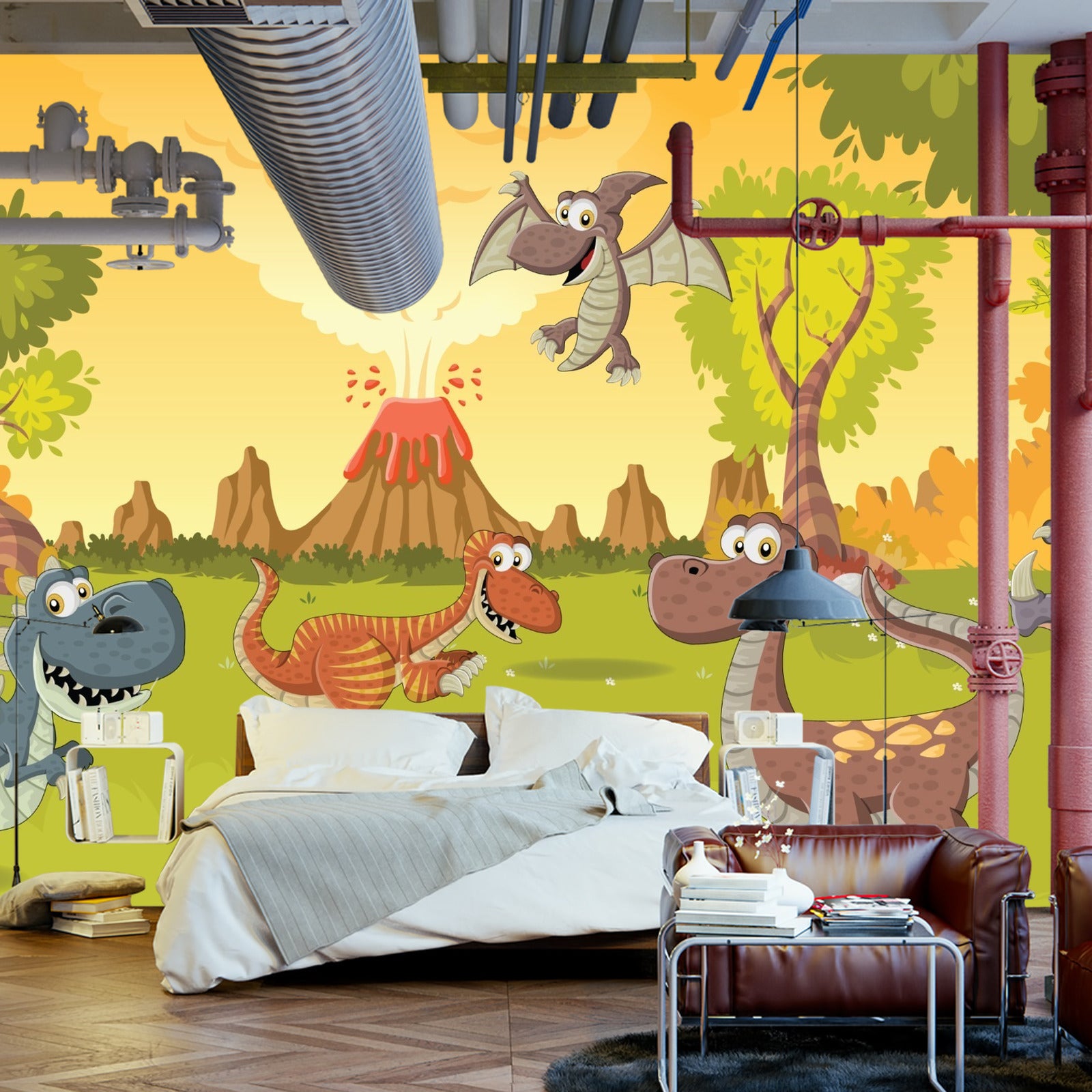 Fototapet Eventyr Dinosaurer