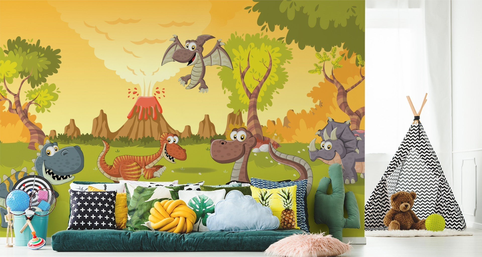 Fototapet Eventyr Dinosaurer