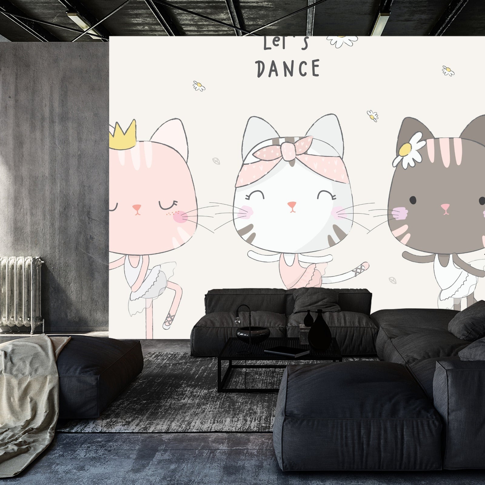 Fototapet Dansende Katter