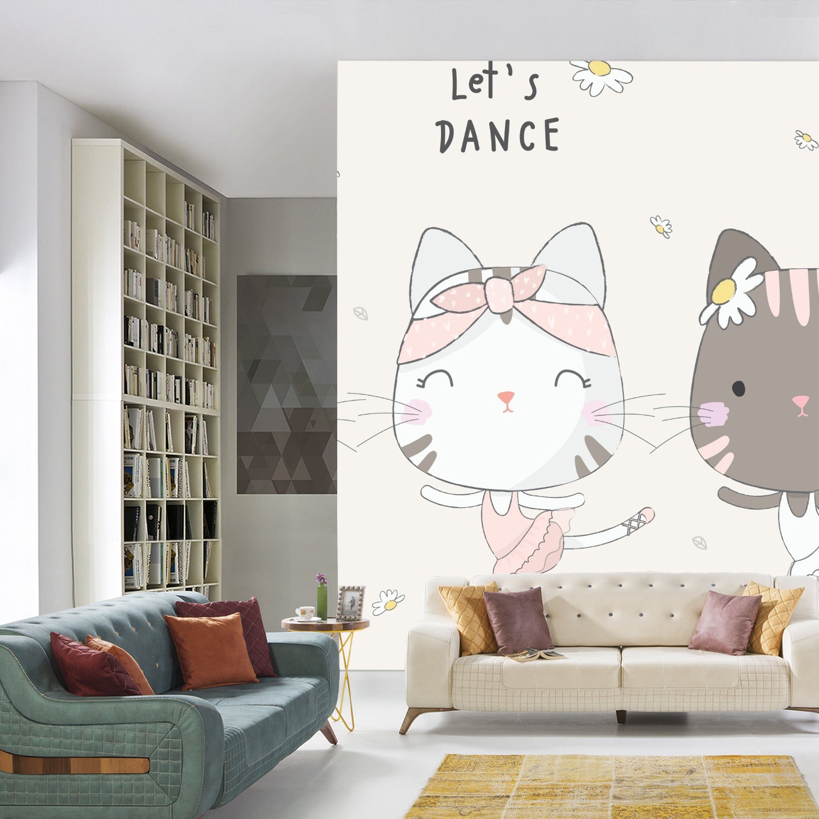 Fototapet Dansende Katter