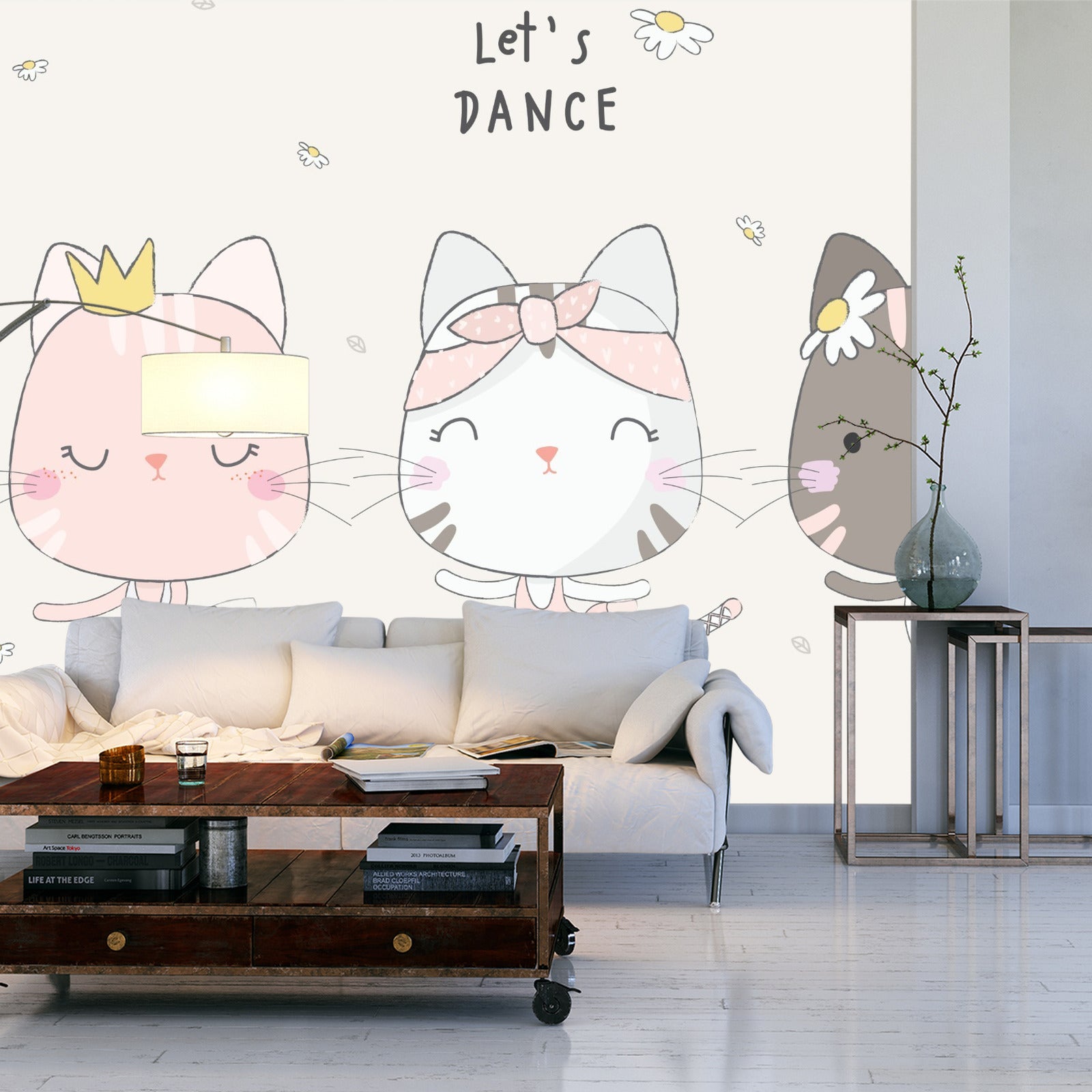 Fototapet Dansende Katter