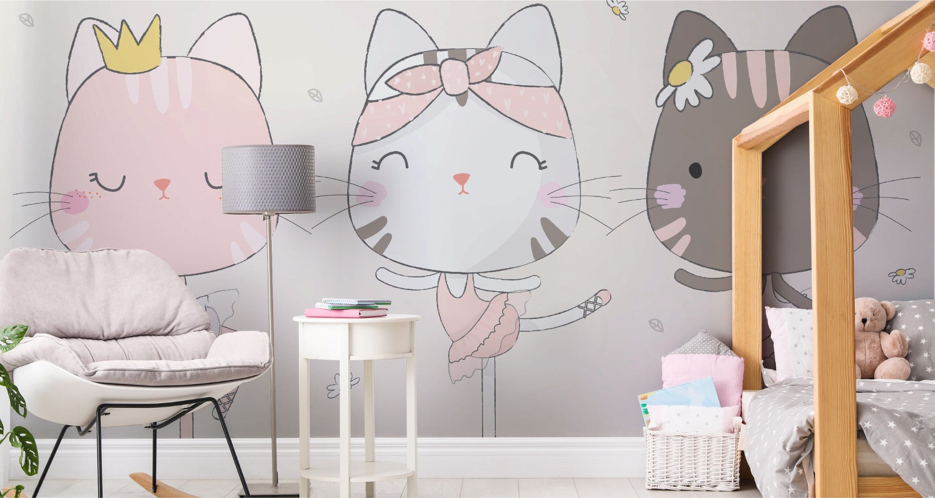 Fototapet Dansende Katter