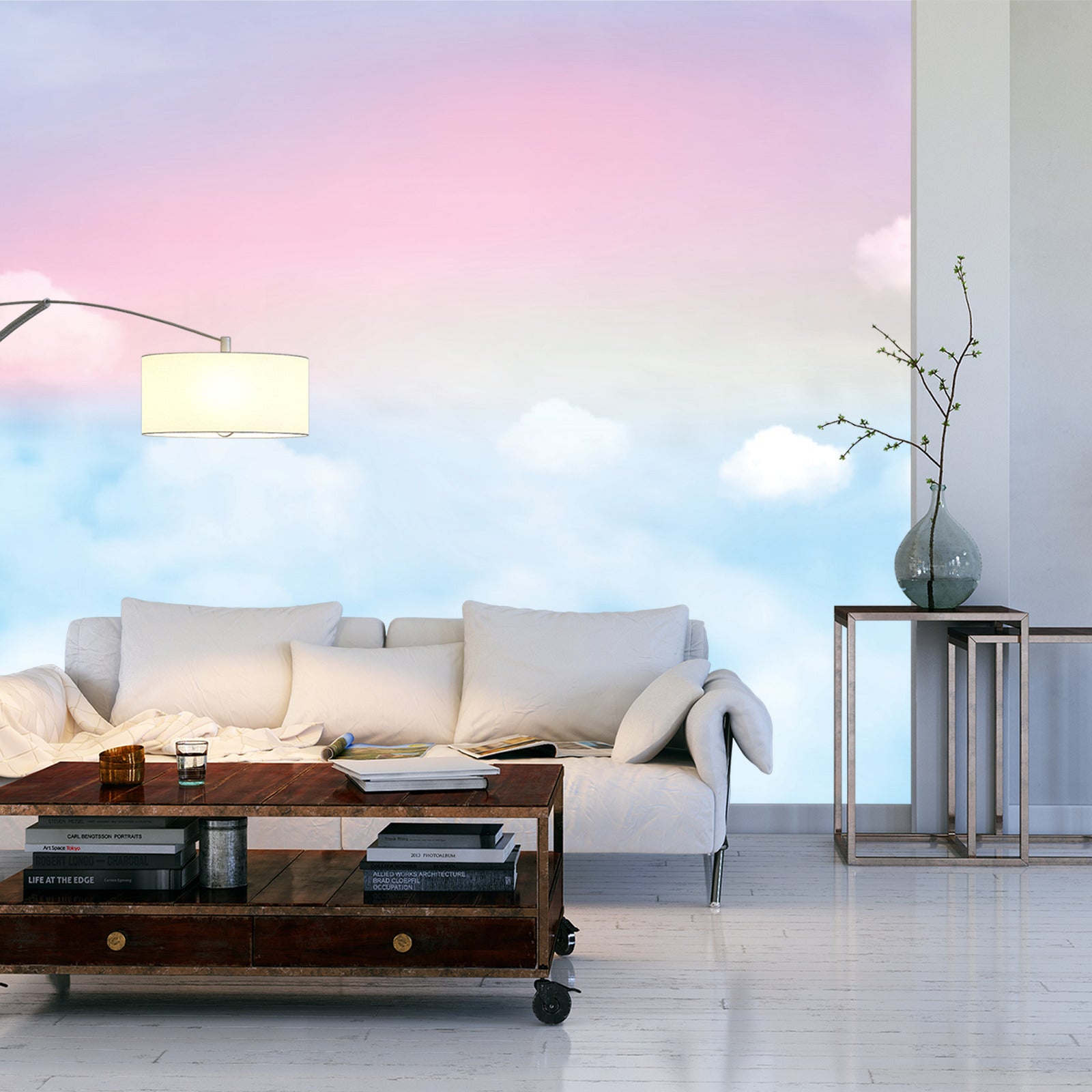 Fototapet Fargerik Tender Sky