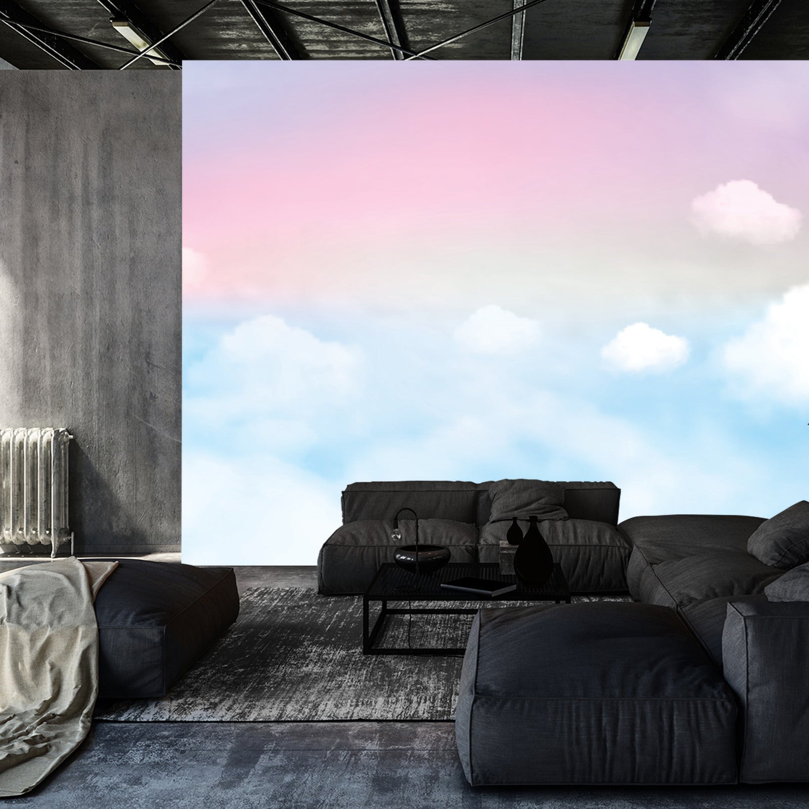 Fototapet Fargerik Tender Sky