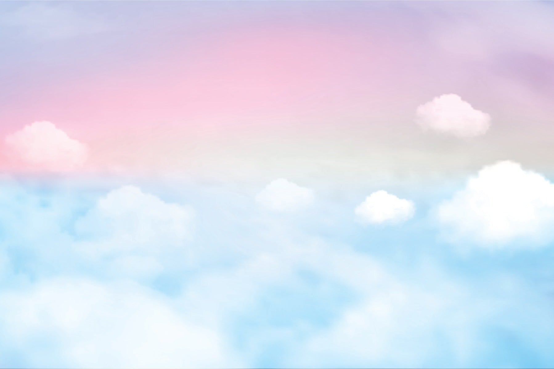 Fototapet Fargerik Tender Sky