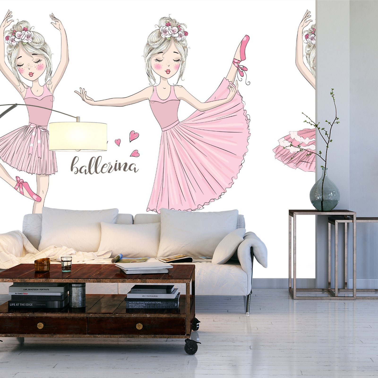 Fototapet Rosa Dansere